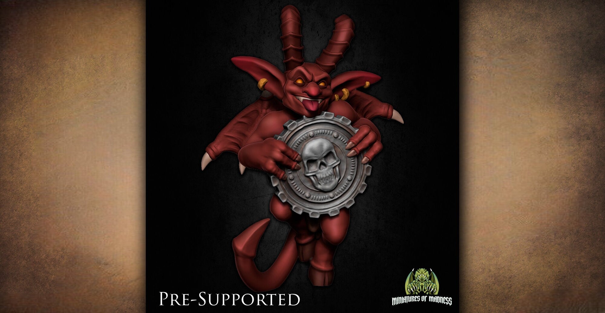 3x Imps "Familiar Set" | Dungeons and Dragons | DnD 12K Print | Pathfinder | Tabletop | Rpg | Wargaming | 28-32 mm | TTRPG-Role Playing Miniatures
