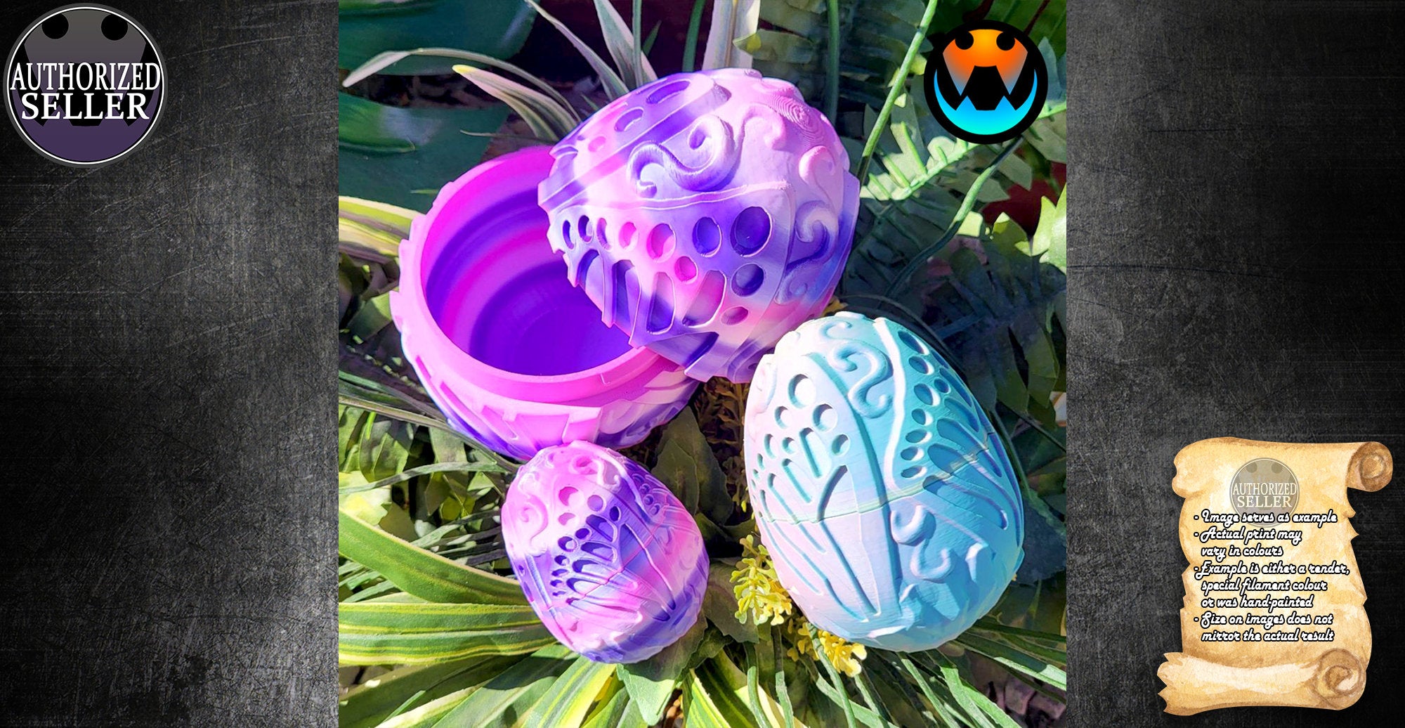 Butterfly Egg | Dragon Egg | Easter Egg | Toys | Fidget Toy | Accessoire | Collectible | Kids Toy | 3D Print | Made in Germany-Toys