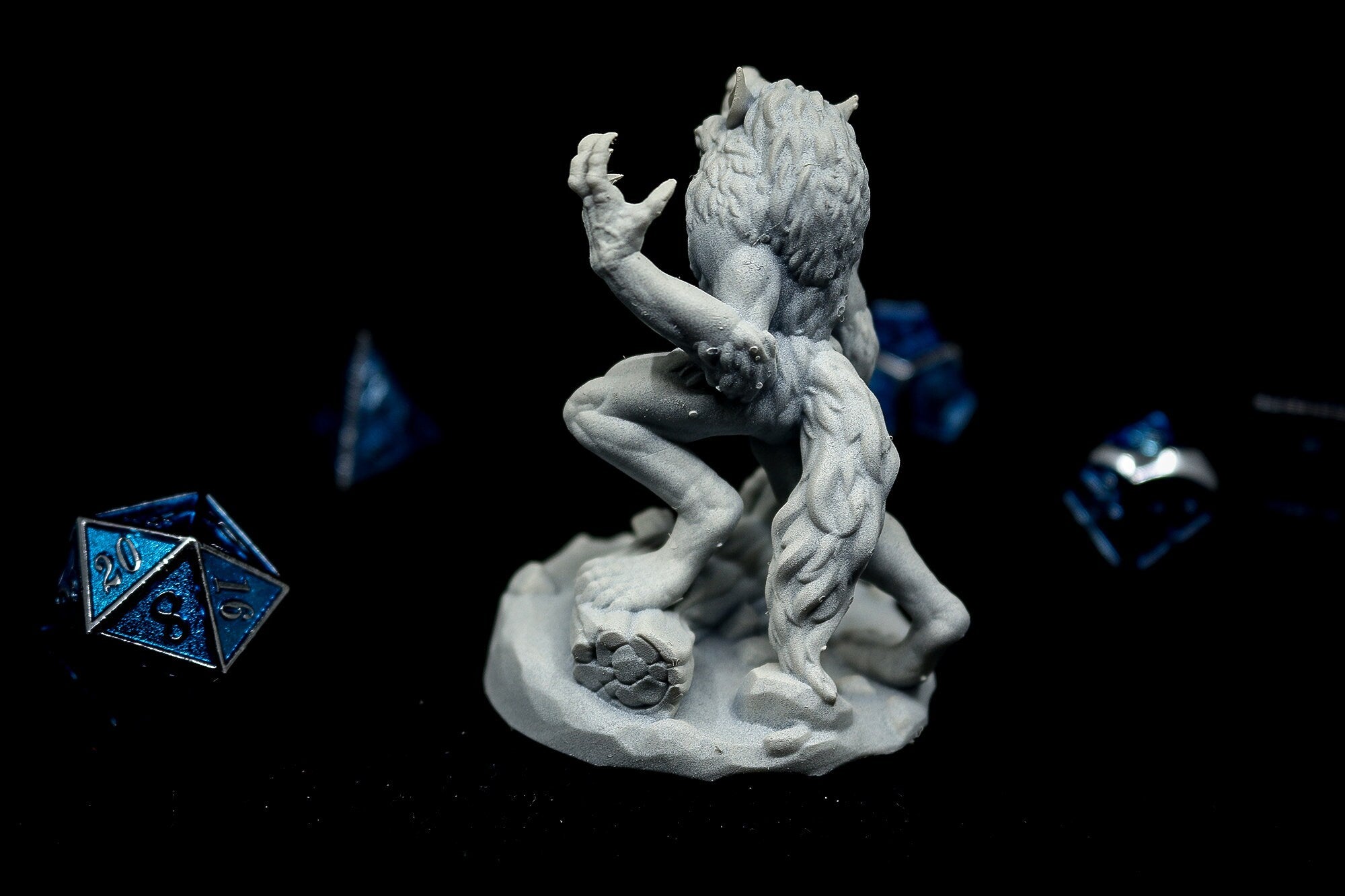 WEREWOLF | Dungeons and Dragons | DnD | Pathfinder | Tabletop | RPG | Hero Size | 28 mm-Role Playing Miniatures