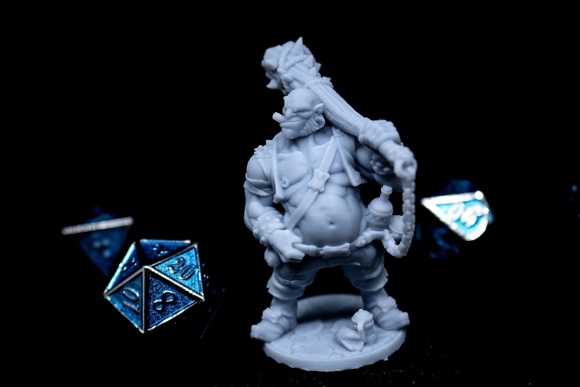 HALF-OGRE "Dunn" | Dungeons and Dragons | DnD | Pathfinder | Tabletop | RPG | Hero Size | 28 mm-Role Playing Miniatures