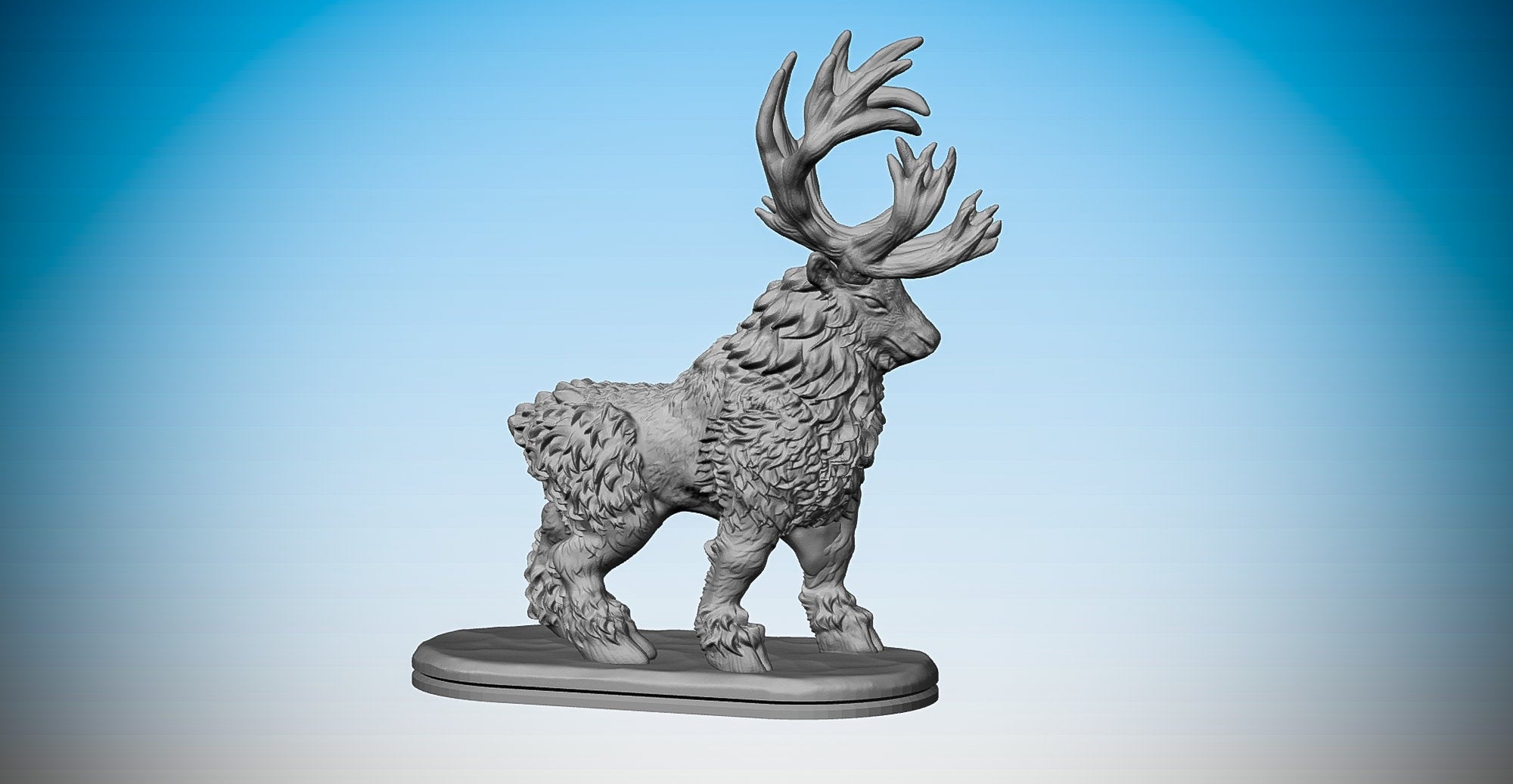 STAG CARIIBOU-Role Playing Miniatures