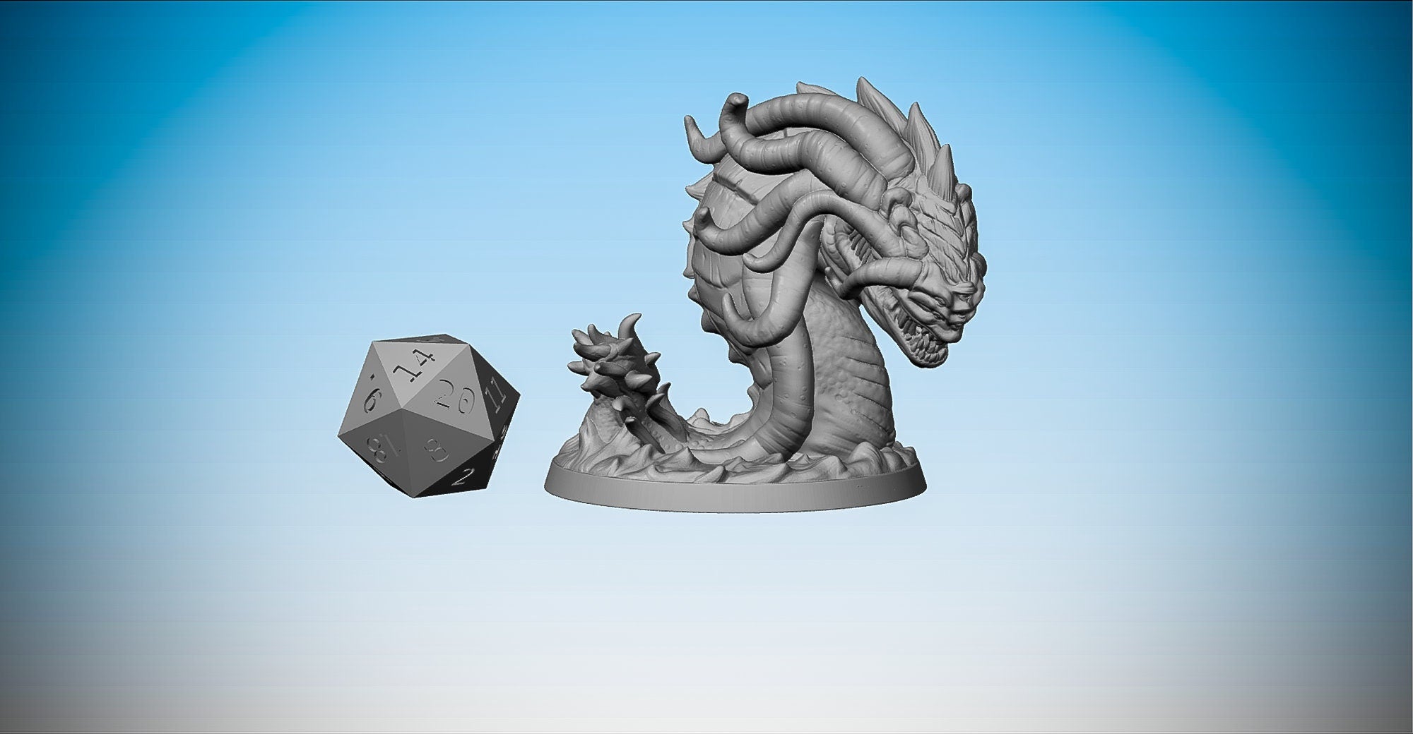 ABOLETH | Dungeons and Dragons | DnD | Pathfinder | Tabletop | RPG | Hero Size | 28 mm-Role Playing Miniatures