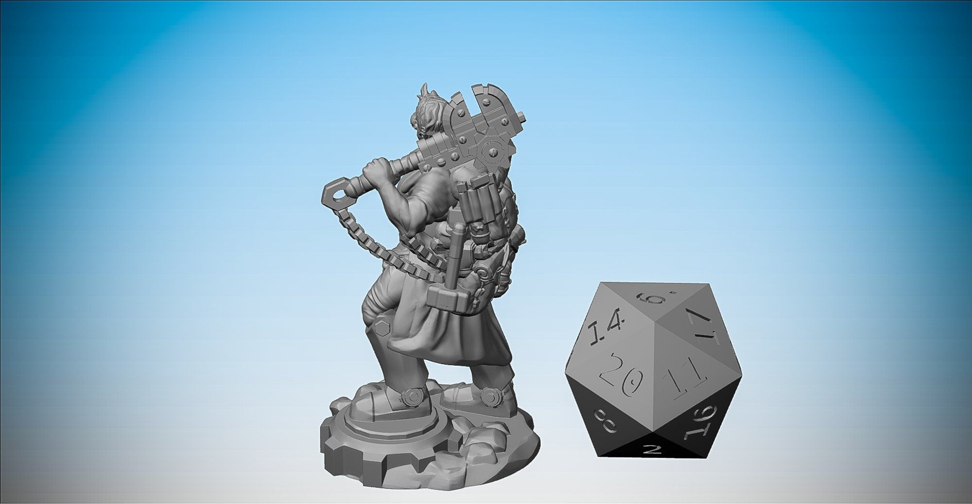 THE ARTIFICER | Dungeons and Dragons | DnD | Pathfinder | Tabletop | RPG | Hero Size | 28 mm-Role Playing Miniatures