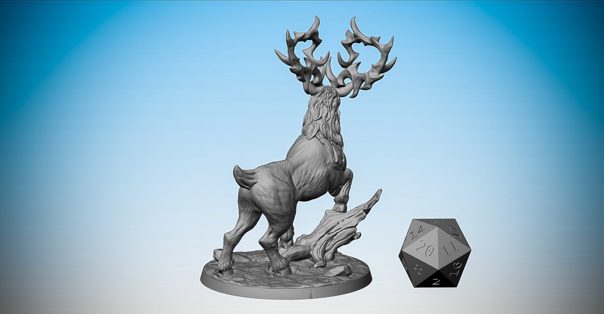 STAG "Endelshar the Forest King"-Role Playing Miniatures