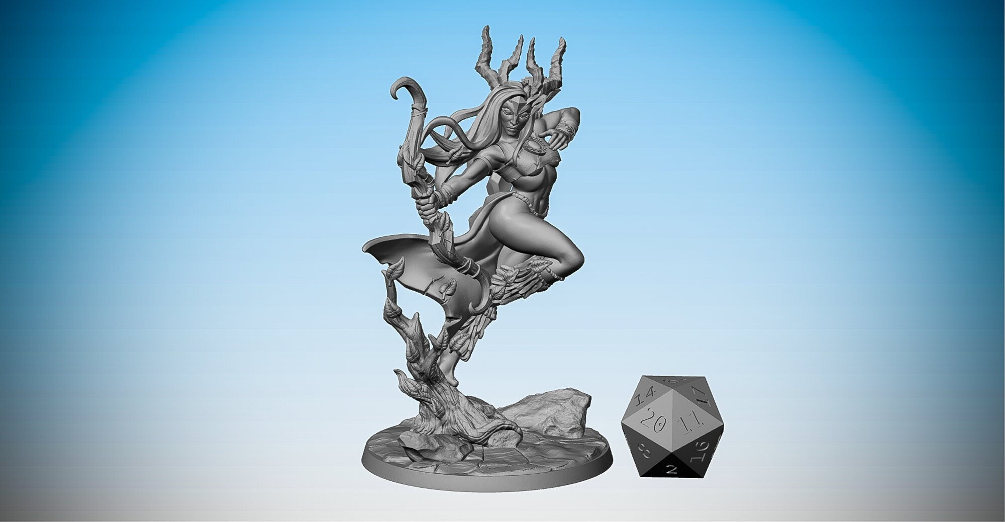 ARTEMIS GODDESS of hunt (2 sizes available) | Amazons | Dungeons and Dragons | DnD | Pathfinder | Tabletop | RPG | Hero Size | 28 mm-Role Playing Miniatures