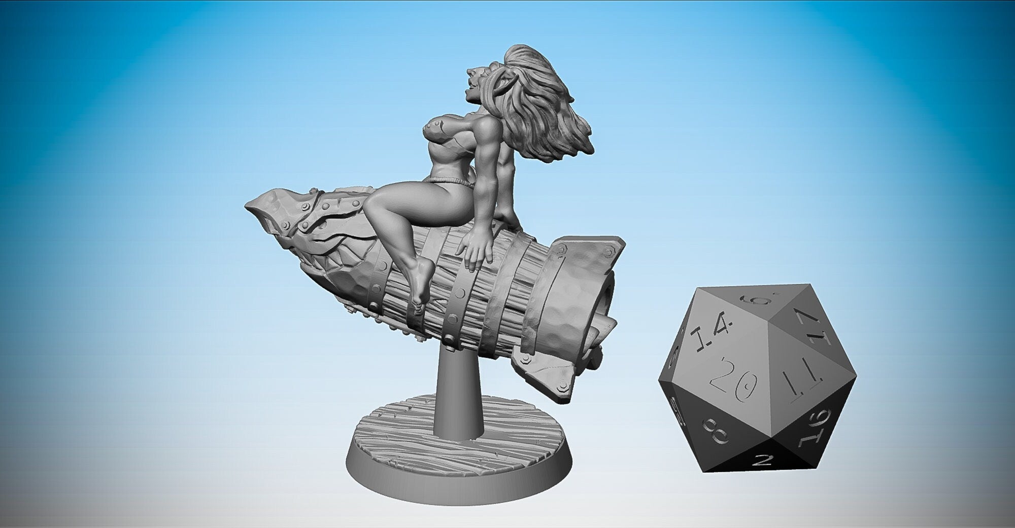 SEXY GOBLIN "Lyzz Kaboom" | Dungeons and Dragons | DnD | Pathfinder | Tabletop | RPG | Hero Size | 28 mm-Role Playing Miniatures