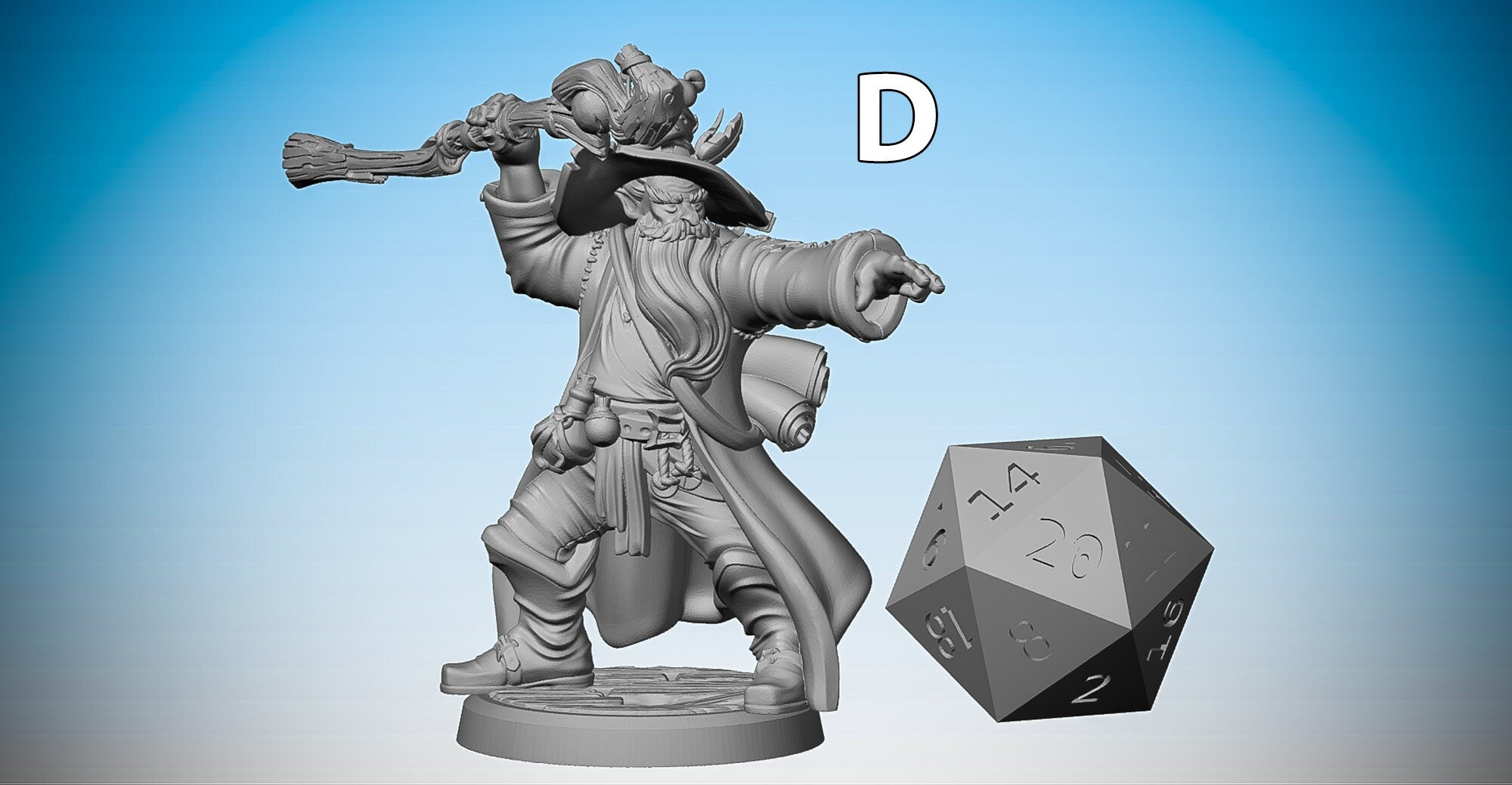 WIZARD SORCERER Mage (6 Versions) | Dungeons and Dragons | DnD | Pathfinder | Tabletop | RPG | Hero Size | 28 mm-Role Playing Miniatures