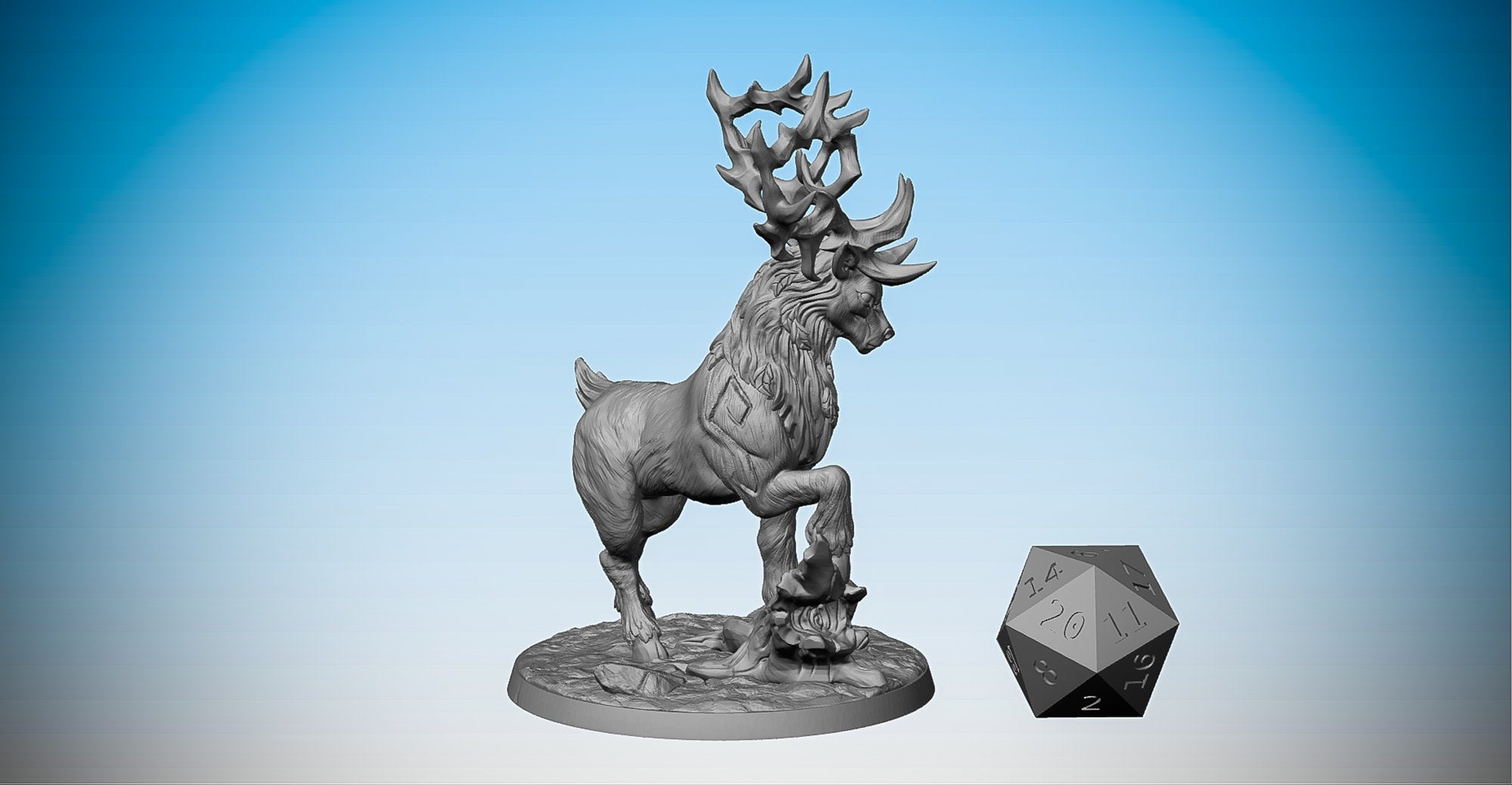 STAG "Endelshar the Forest King"-Role Playing Miniatures
