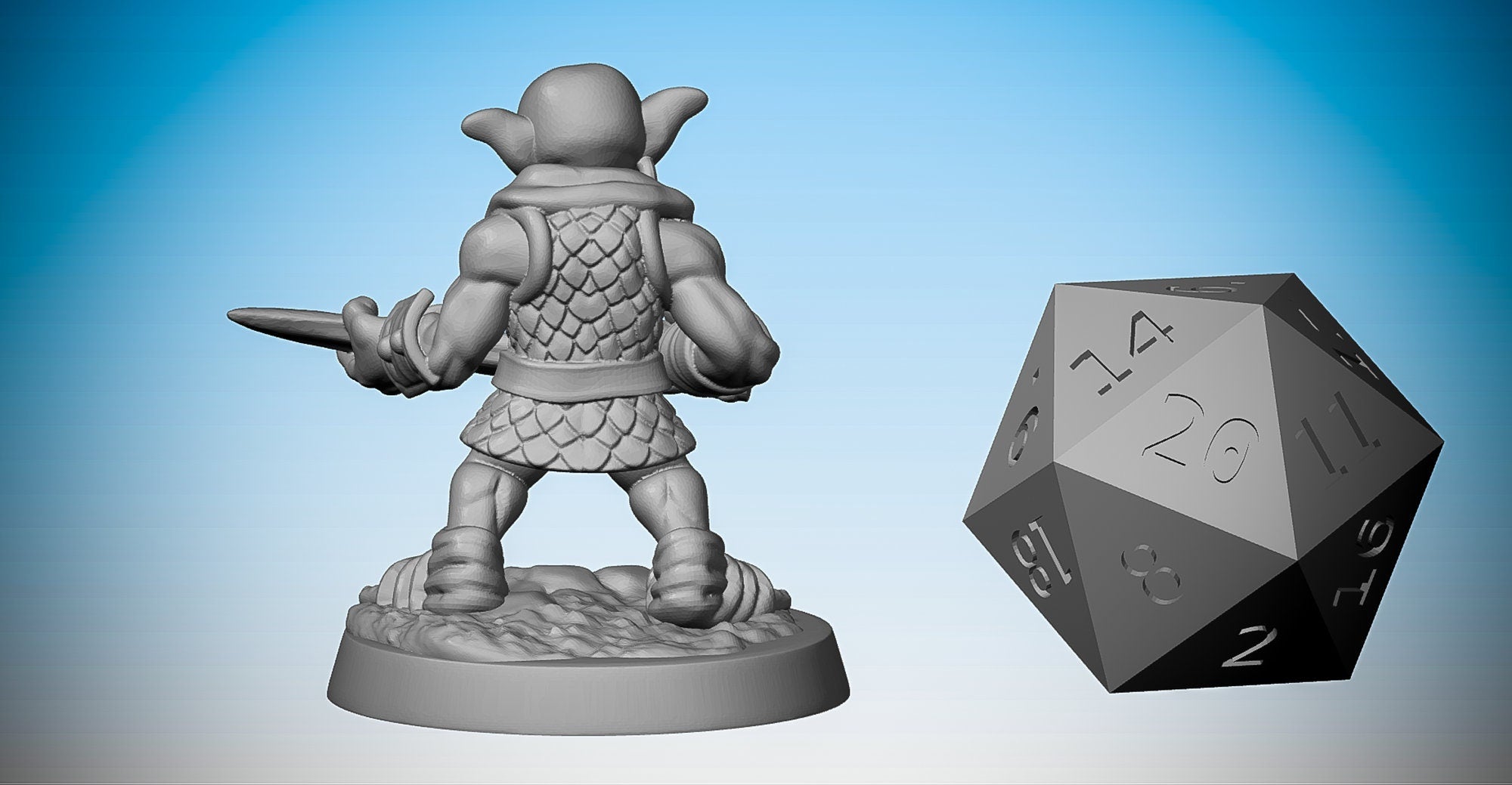 GOBLIN "Final Words?" | Dungeons and Dragons | DnD | Pathfinder | Tabletop | RPG | Hero Size | 28 mm-Role Playing Miniatures