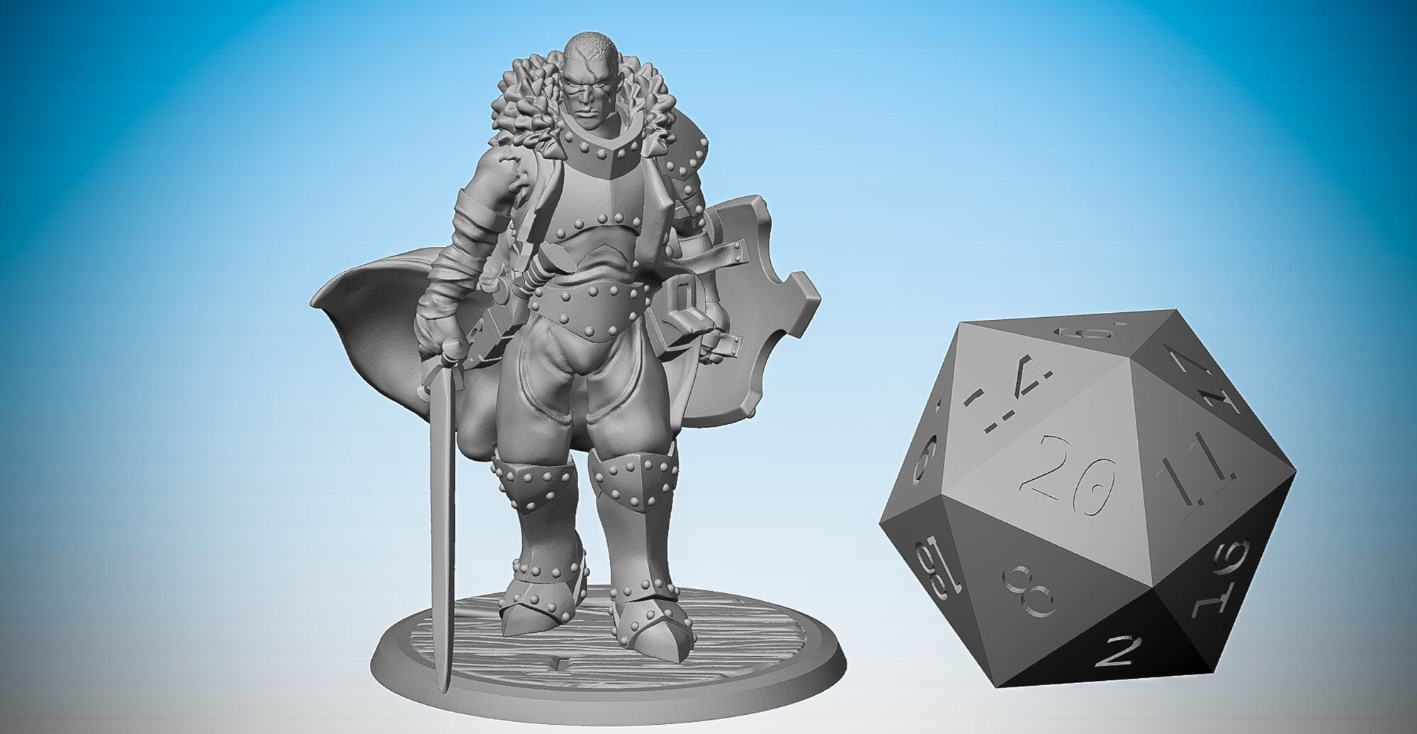 THE FIGHTER | Warrior-Role Playing Miniatures