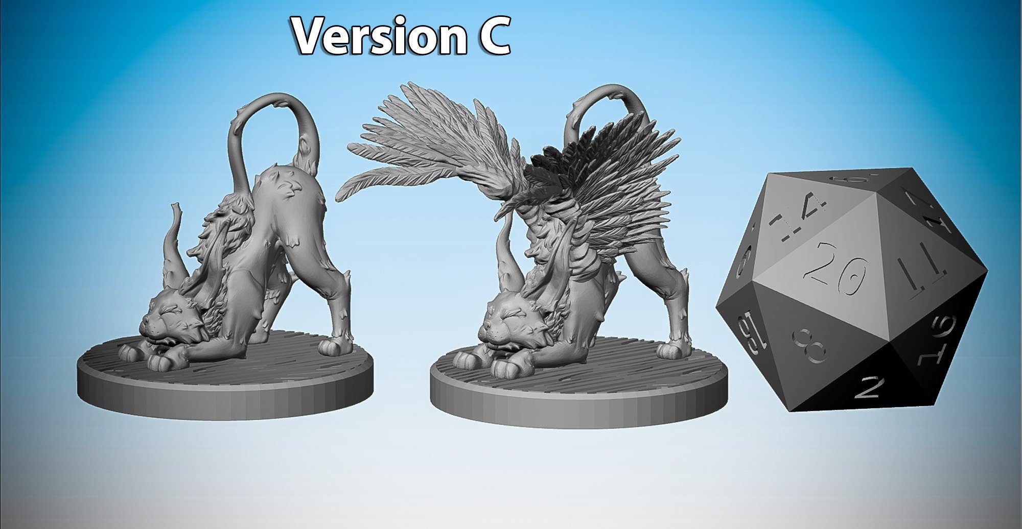 CAT FAMILIAR "Kneazle" (4 versions)-Role Playing Miniatures