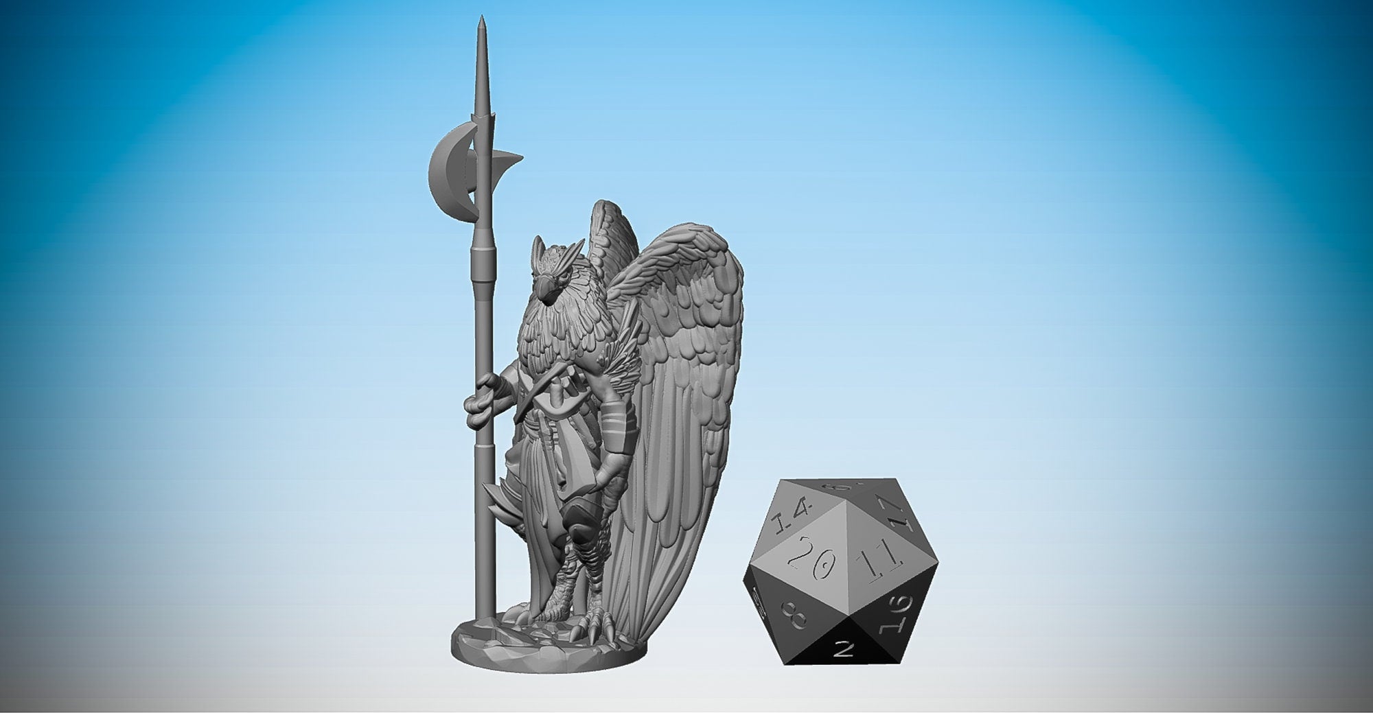 AARAKOCRA | Dungeons and Dragons | DnD | Pathfinder | Tabletop | RPG | Hero Size | 28 mm-Role Playing Miniatures