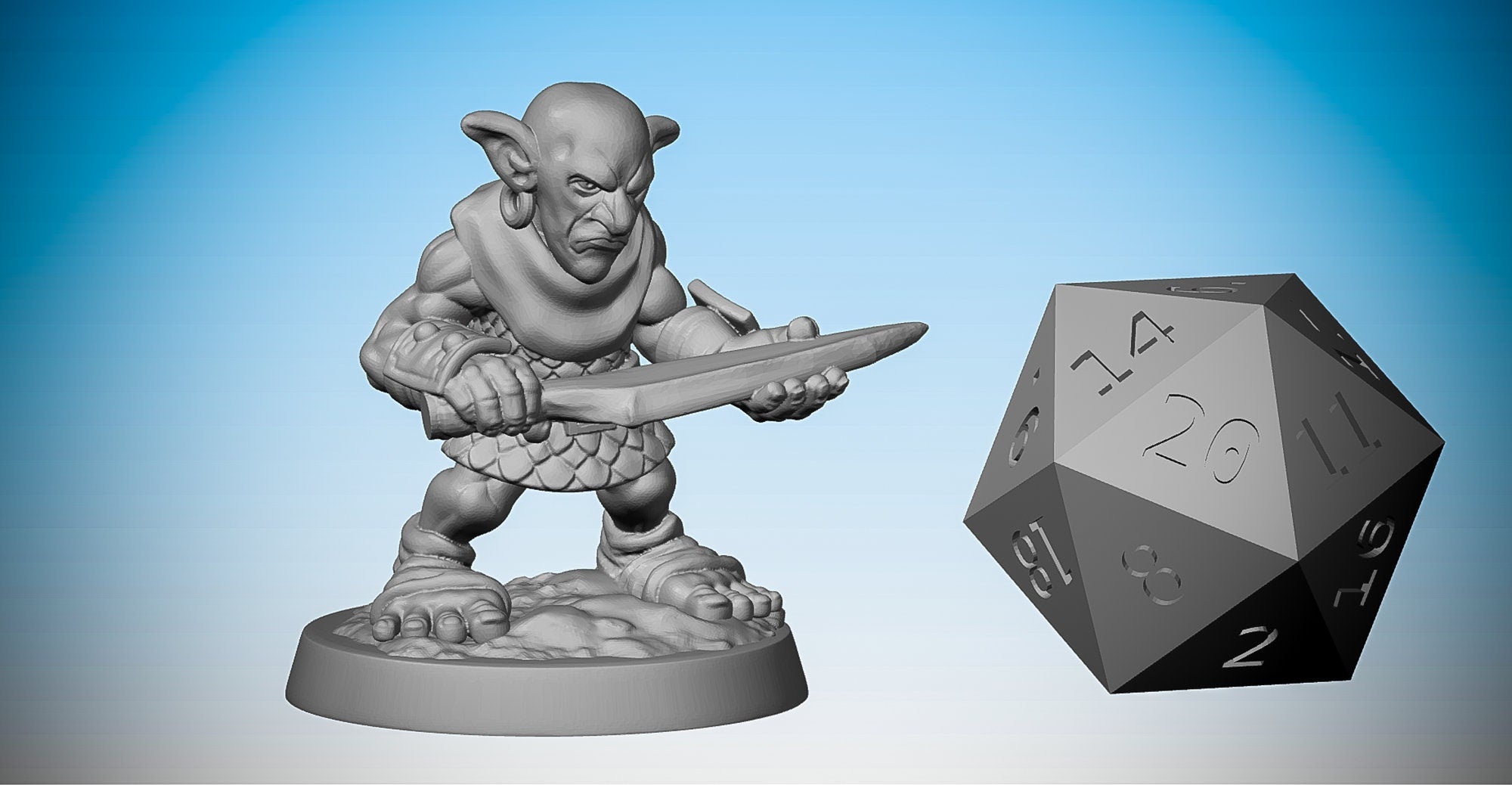 GOBLIN "Final Words?" | Dungeons and Dragons | DnD | Pathfinder | Tabletop | RPG | Hero Size | 28 mm-Role Playing Miniatures