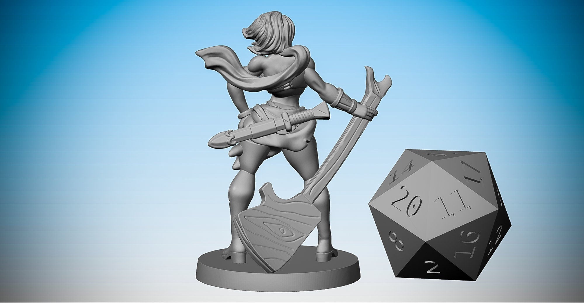 THE BARD | Dungeons and Dragons | DnD | Pathfinder | Tabletop | RPG | Hero Size | 28 mm-Role Playing Miniatures