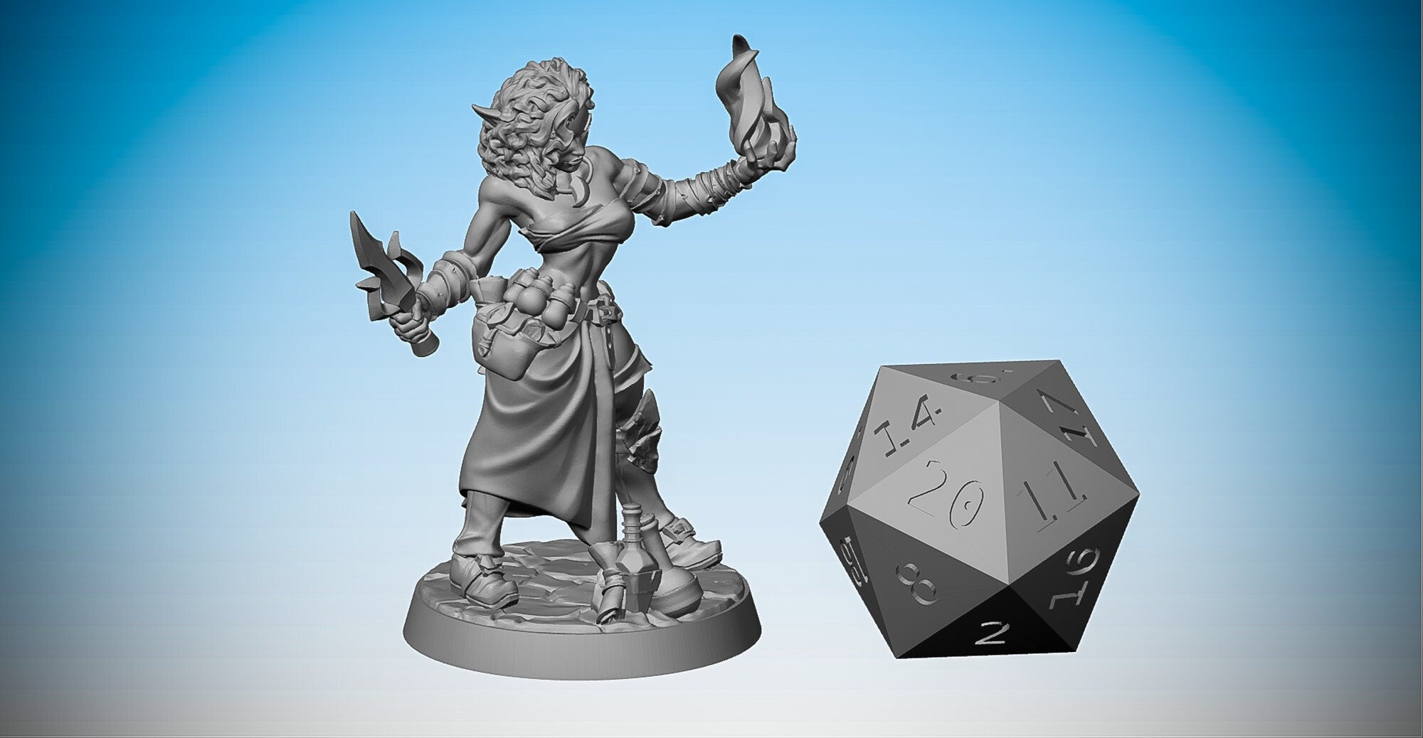 HUMAN SORCERESS Wizard Warlock "Sony Jonà" | Dungeons and Dragons | DnD | Pathfinder | Tabletop | RPG | Hero Size | 28 mm-Role Playing Miniatures