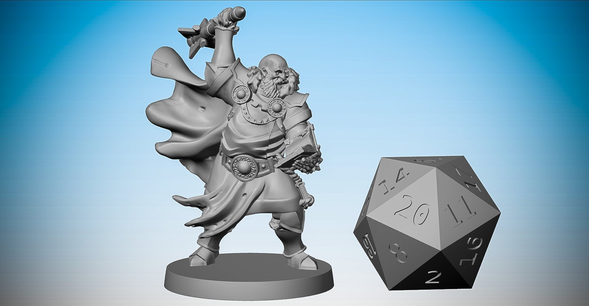 THE CLERIC-Role Playing Miniatures