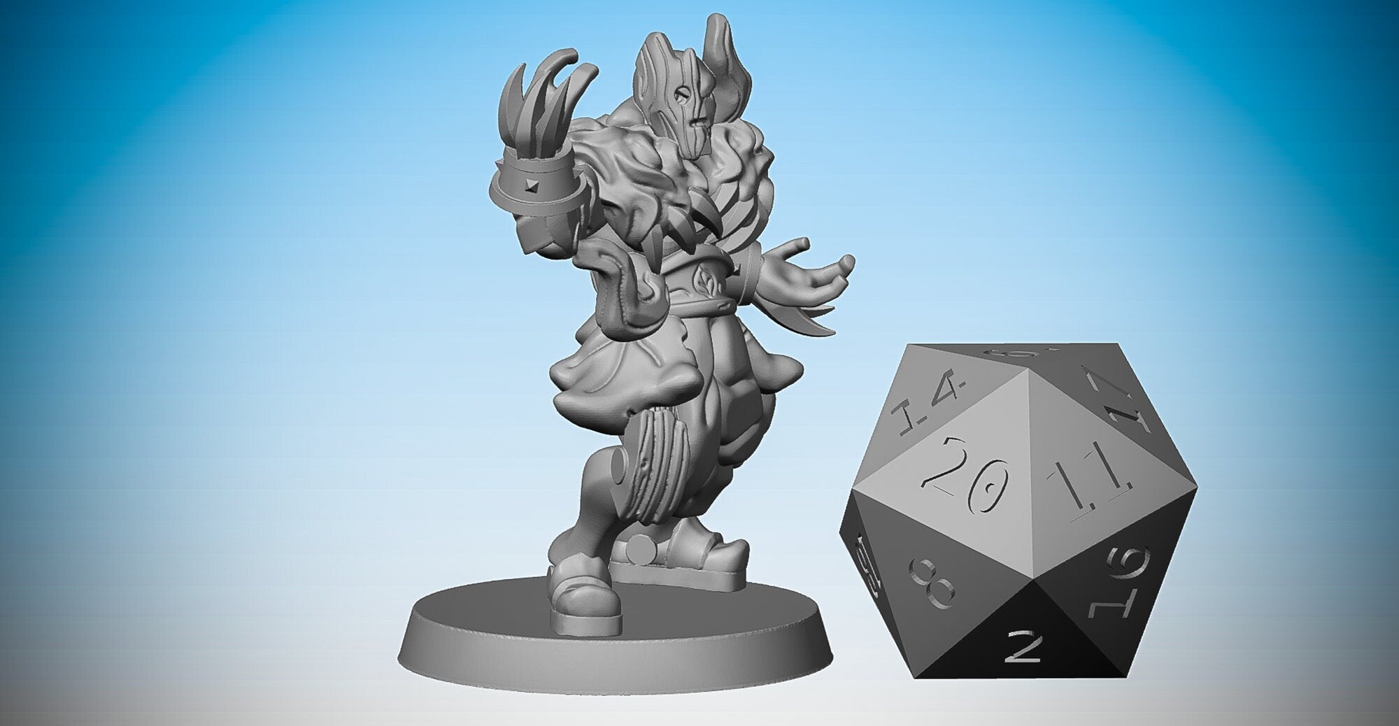 WARFORGED DRUID "Bark" | Dungeons and Dragons | | DnD | Pathfinder | Tabletop | RPG | Hero Size | 28 mm-Role Playing Miniatures