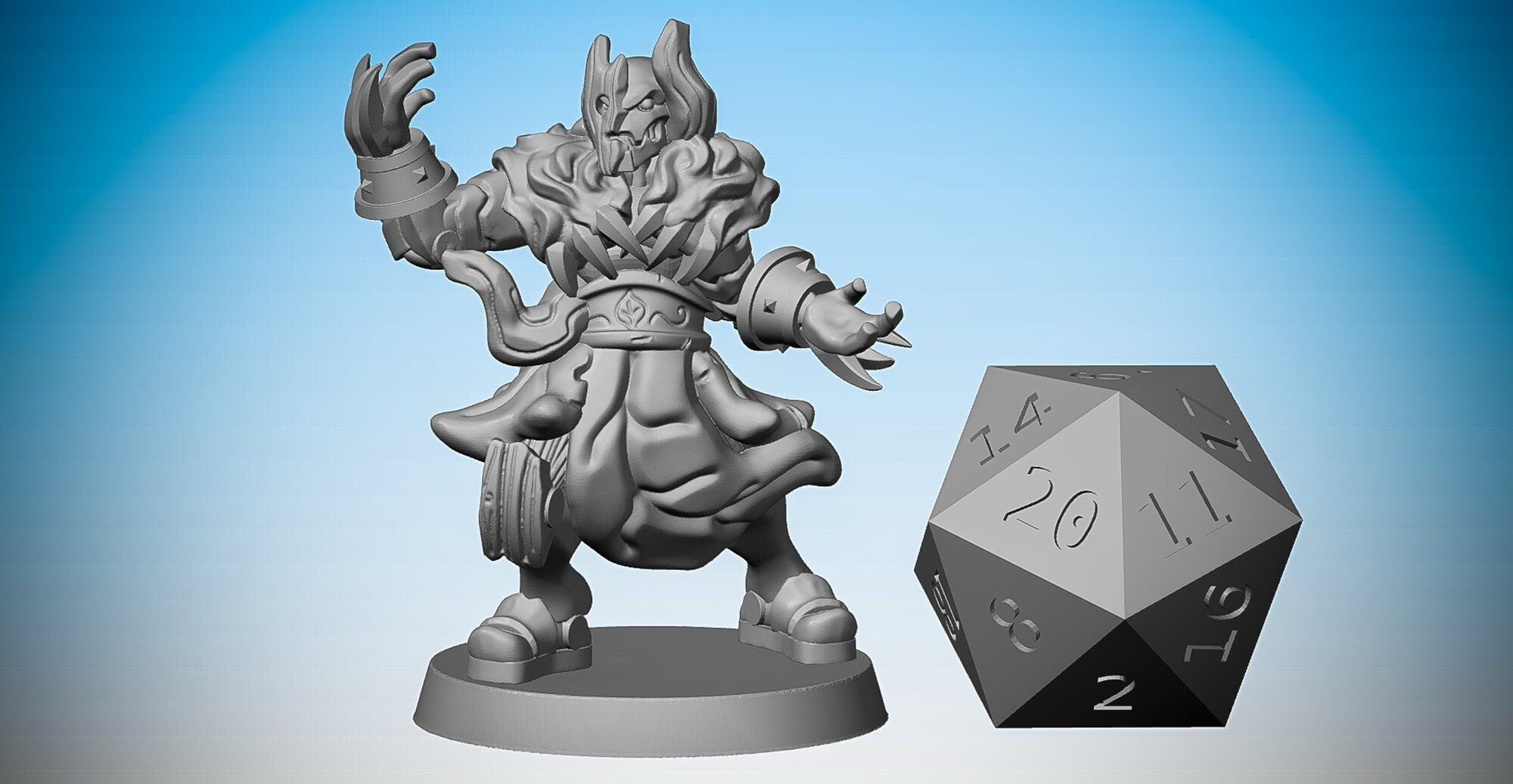 WARFORGED DRUID "Bark" | Dungeons and Dragons | | DnD | Pathfinder | Tabletop | RPG | Hero Size | 28 mm-Role Playing Miniatures