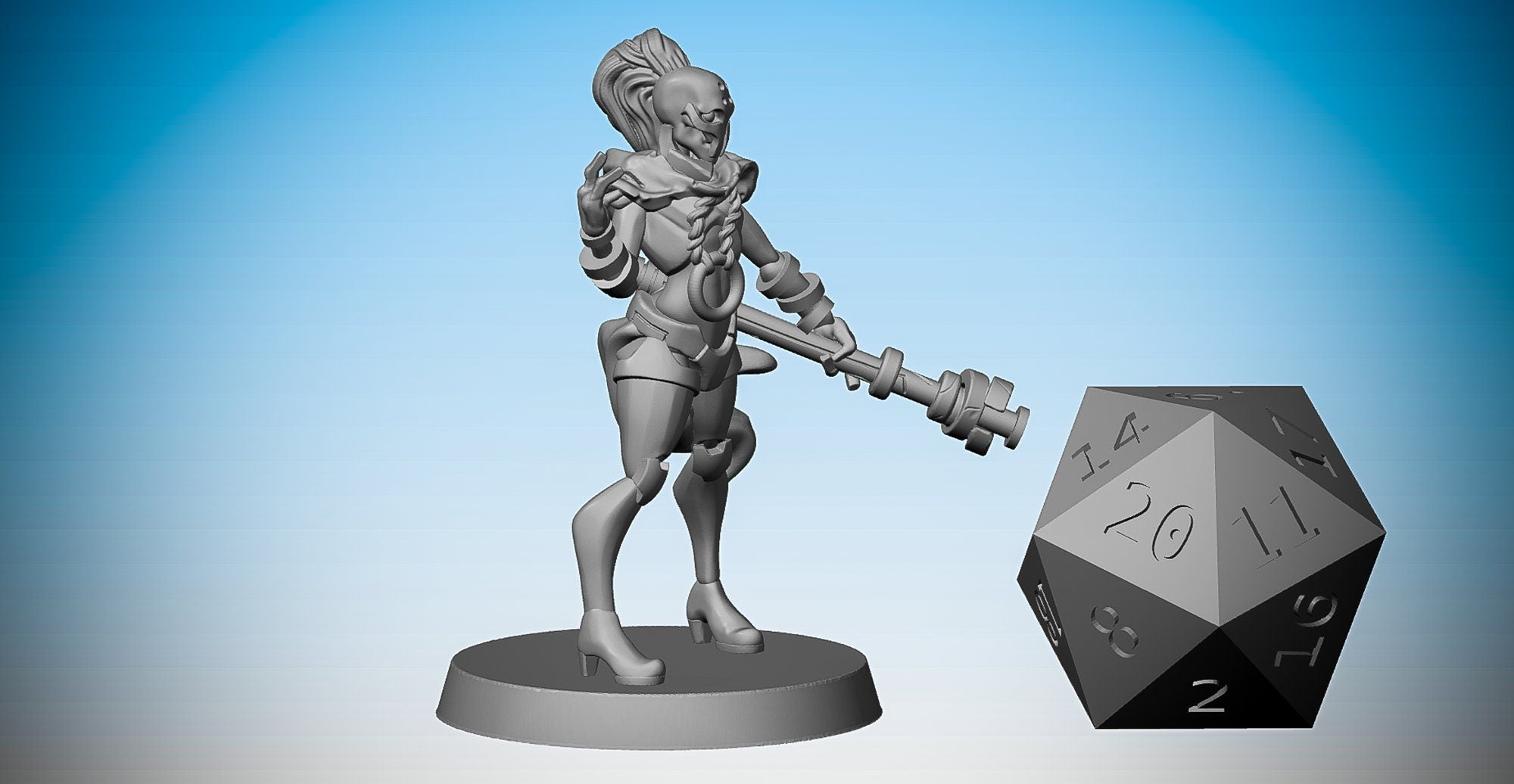 WARFORGED MONK "Faith" | Dungeons and Dragons | | DnD | Pathfinder | Tabletop | RPG | Hero Size | 28 mm-Role Playing Miniatures