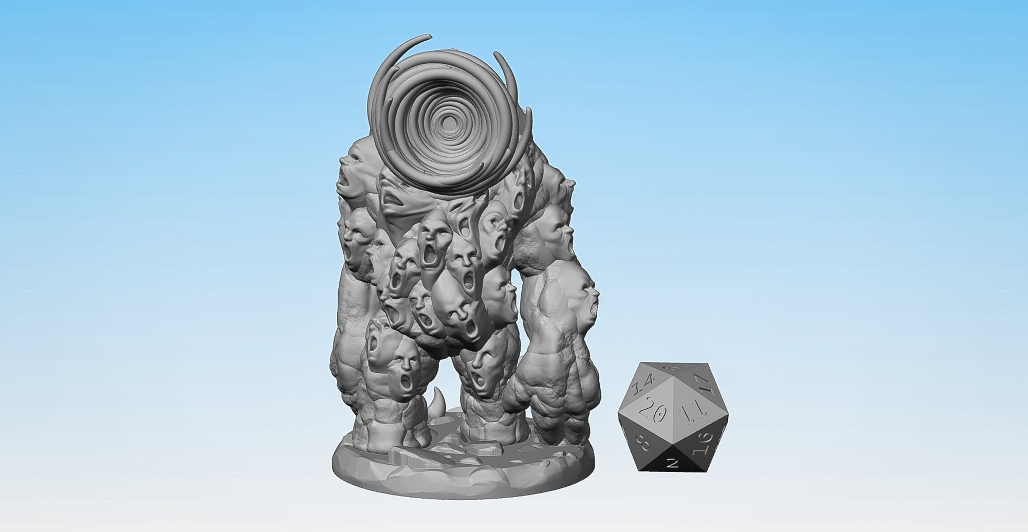 GLOOM GOLEM | Dungeons and Dragons | DnD | Pathfinder | Tabletop | RPG | Hero Size | 28 mm-Role Playing Miniatures