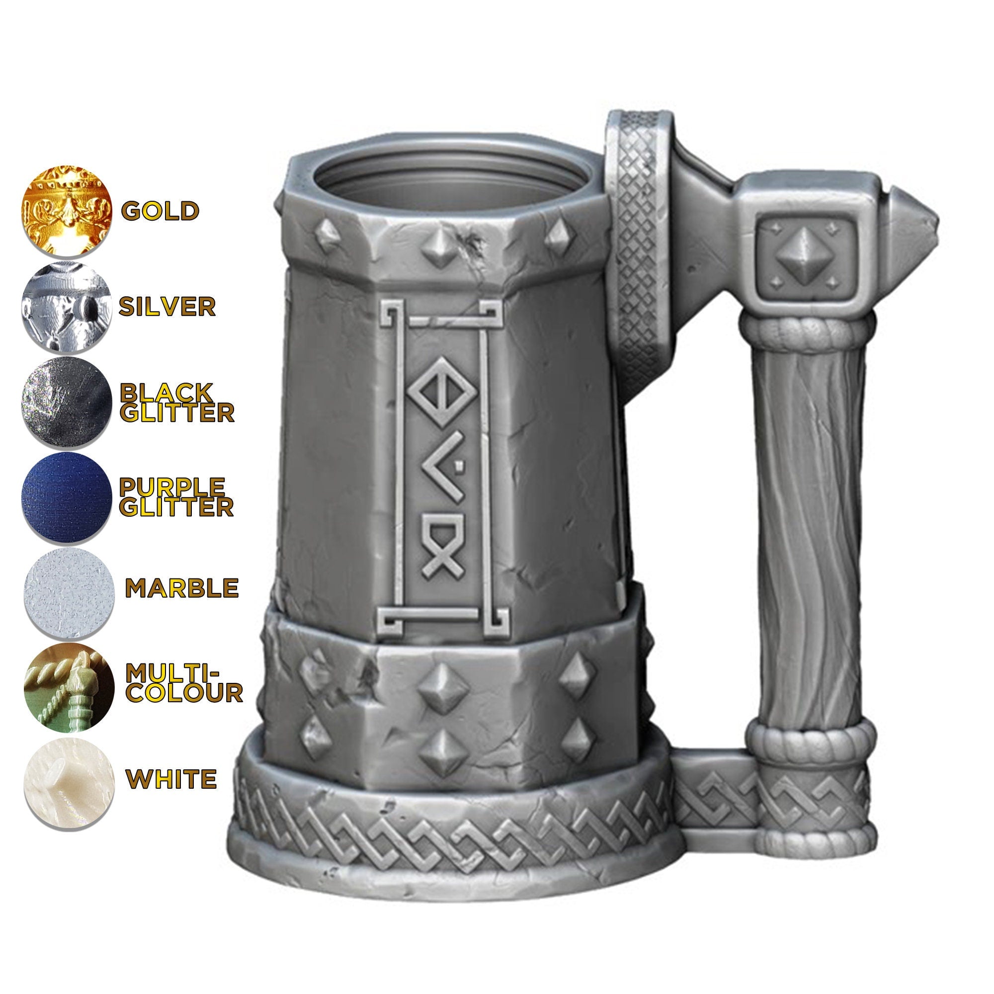The DWARF | Mythic Mug | Larp | Gaming Zubehör | Tabletop | Dice Cup | Box | Holder | Dungeons and Dragons | DnD | RPG | Fantasy-Role Playing Games