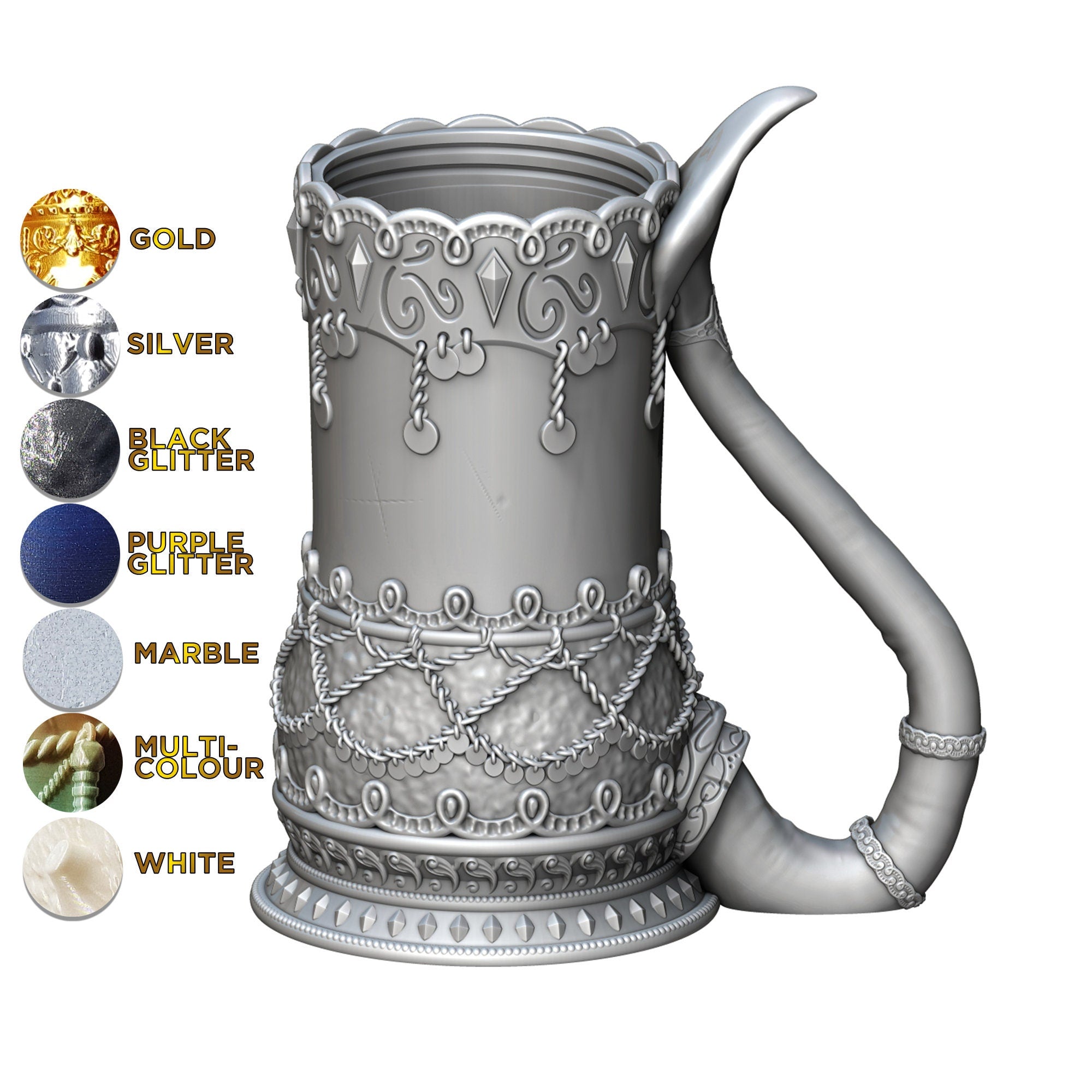 TIEFLING DEMON Mug | Mythic Mug | Larp | Gaming Zubehör | Tabletop | Dice Cup | Box | Holder-Role Playing Games