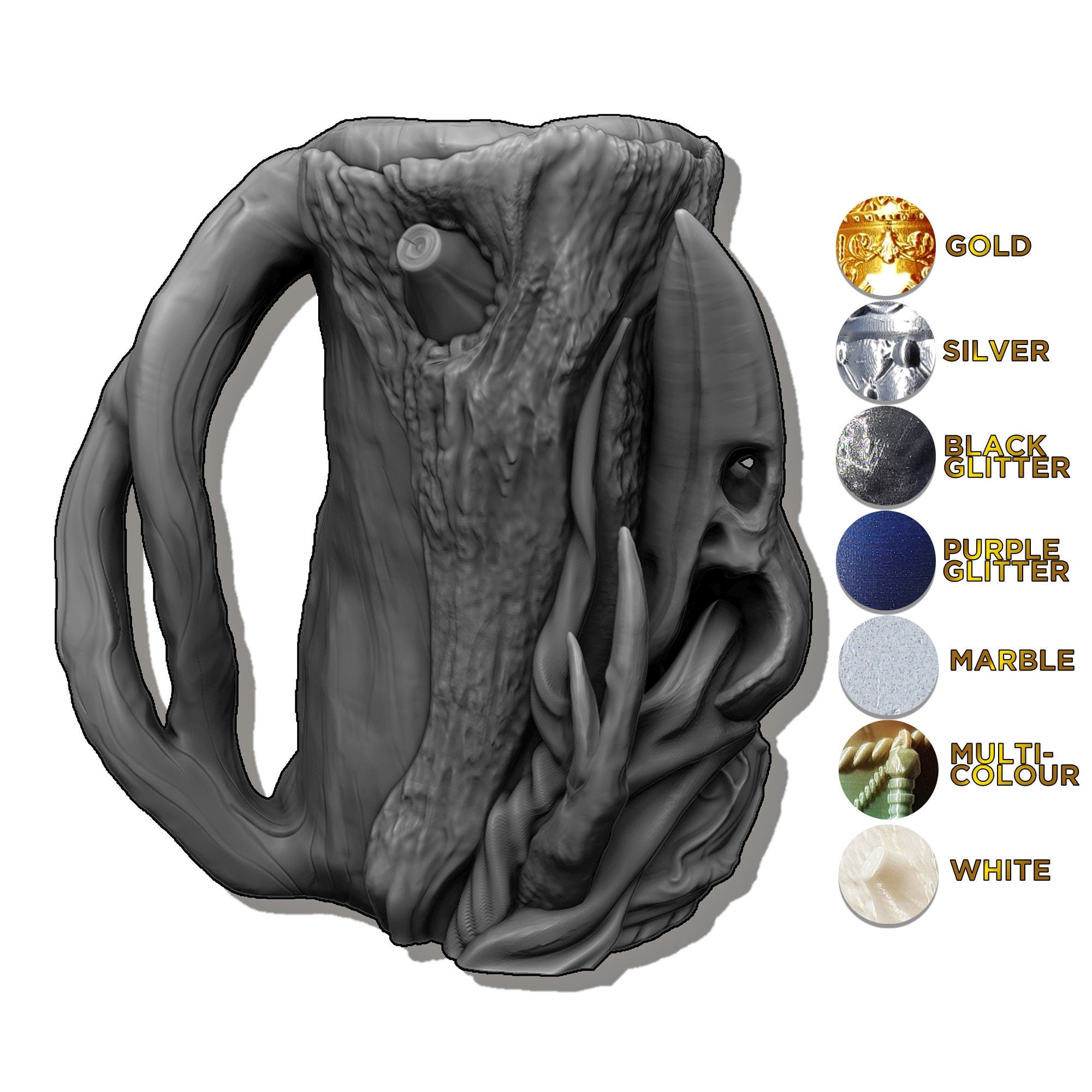 The DRUID | Mythic Mug | Larp | Gaming Zubehör | Tabletop | Dice Cup | Box | Holder | Dungeons and Dragons | DnD | RPG | Fantasy-Role Playing Games