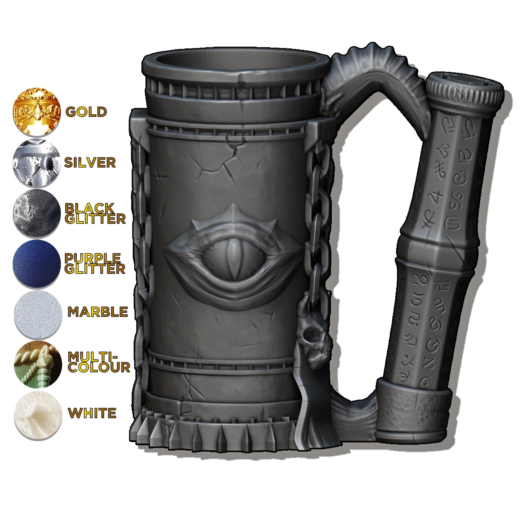 The WARLOCK | Mythic Mug | Larp | Gaming Zubehör | Tabletop | Dice Cup | Box | Holder-Role Playing Games