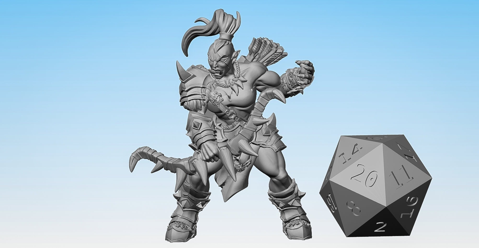 ORC ARCHER (F)-Role Playing Miniatures