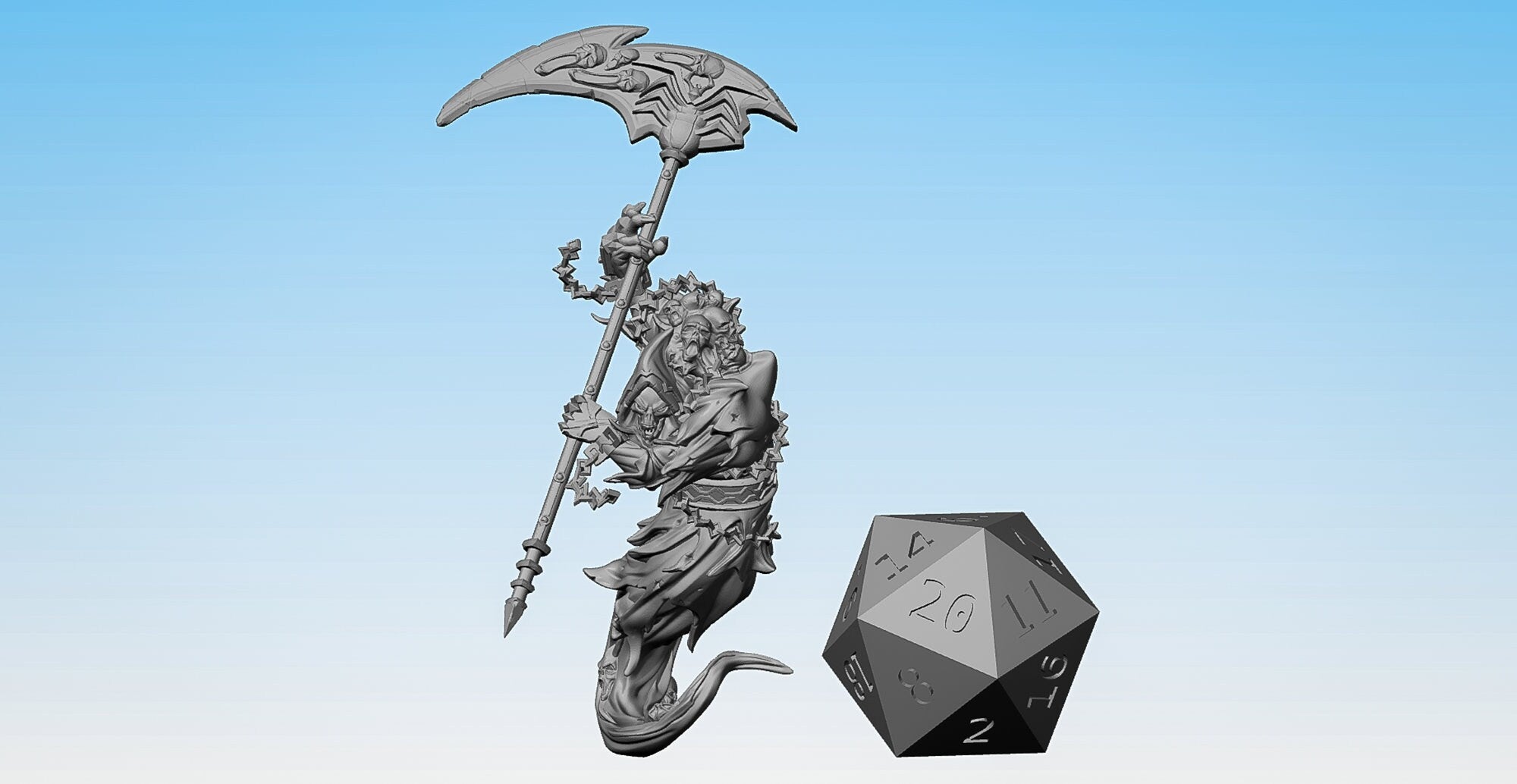 SOUL REAPER "Rayth" | Dungeons and Dragons | DnD | Pathfinder | Tabletop | RPG | Hero Size | 28 mm-Role Playing Miniatures