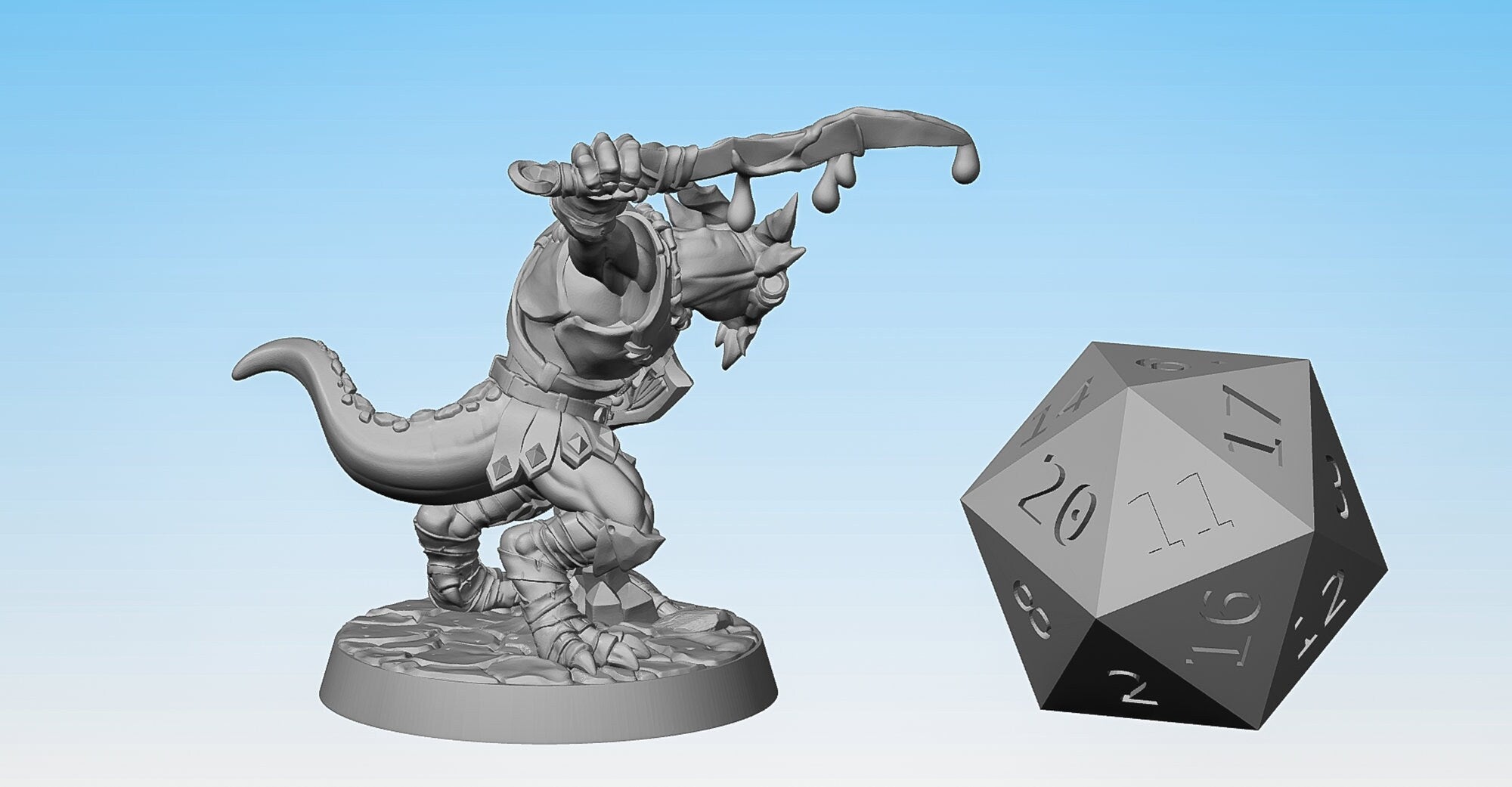 KOBOLD "Poisoned Blade & Shield" | Dungeons and Dragons | DnD | Pathfinder | Tabletop | RPG | Hero Size | 28 mm-Role Playing Miniatures