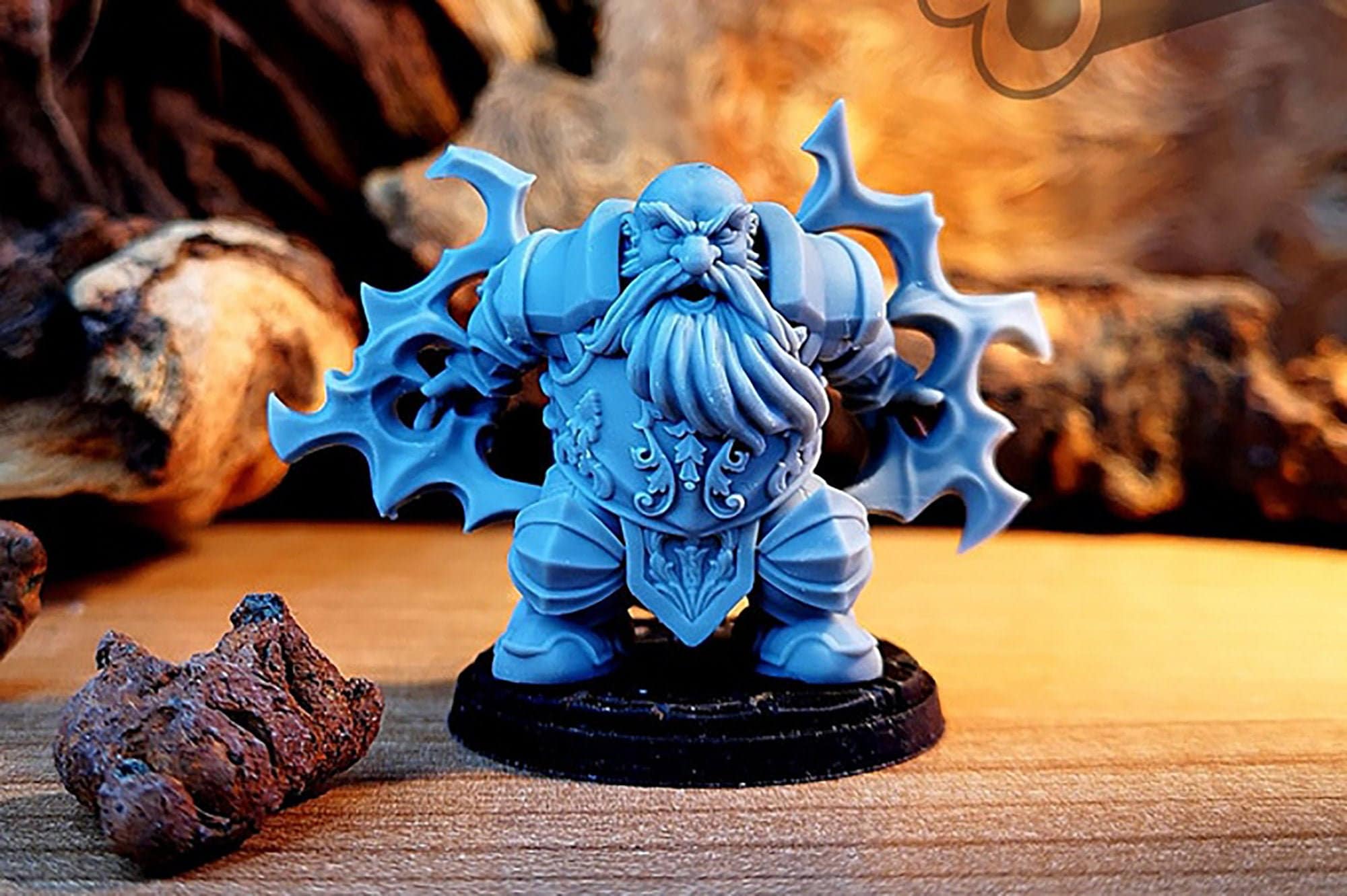 Dwarf STORM PRIEST (M) "Rargtad the Electrocutioner"-Role Playing Miniatures