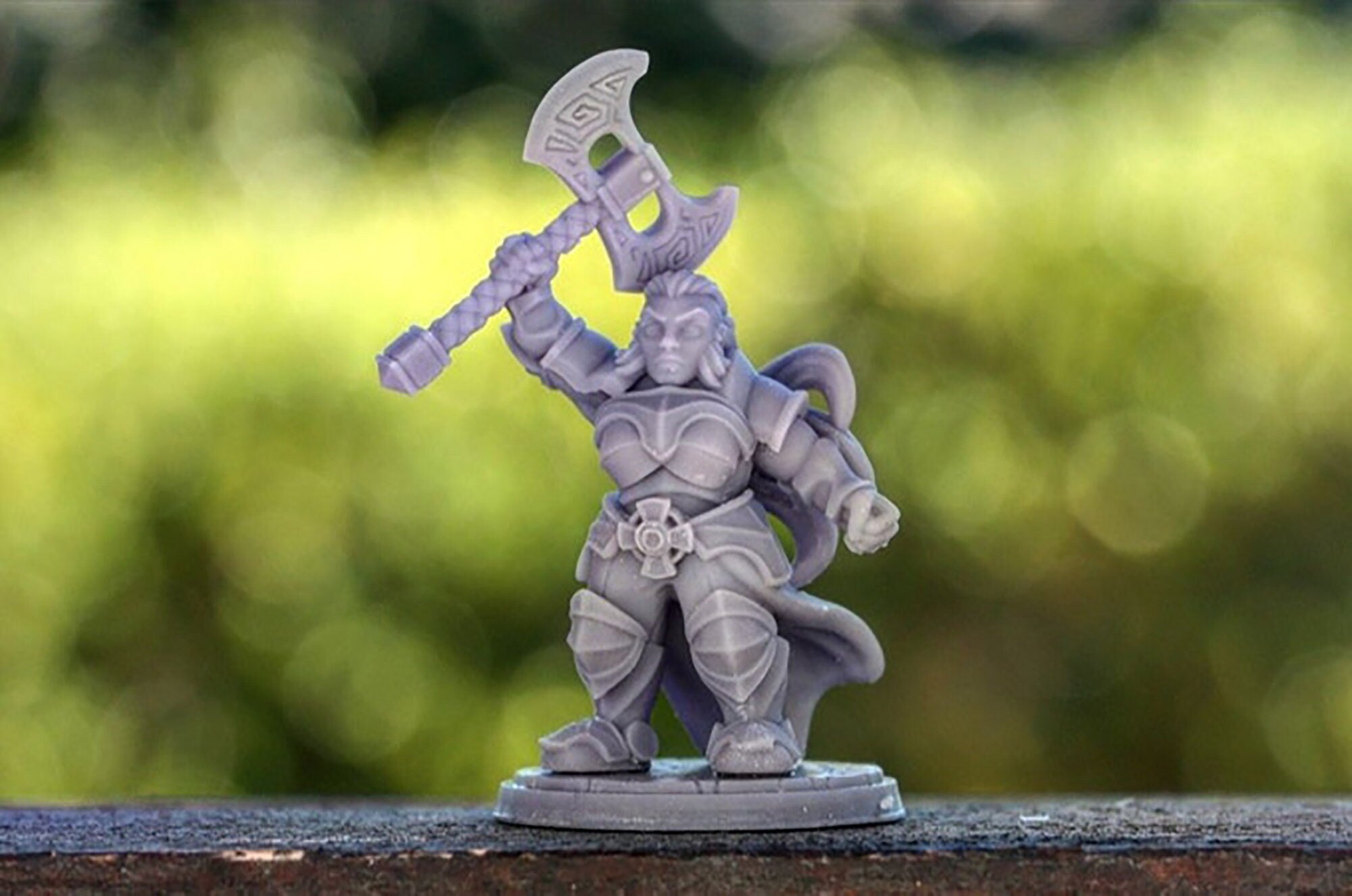DWARF CLERIC (F) "Rilonna Ironmind" | Dungeons and Dragons | DnD | Pathfinder | Tabletop | RPG | Hero Size | 28 mm-Role Playing Miniatures