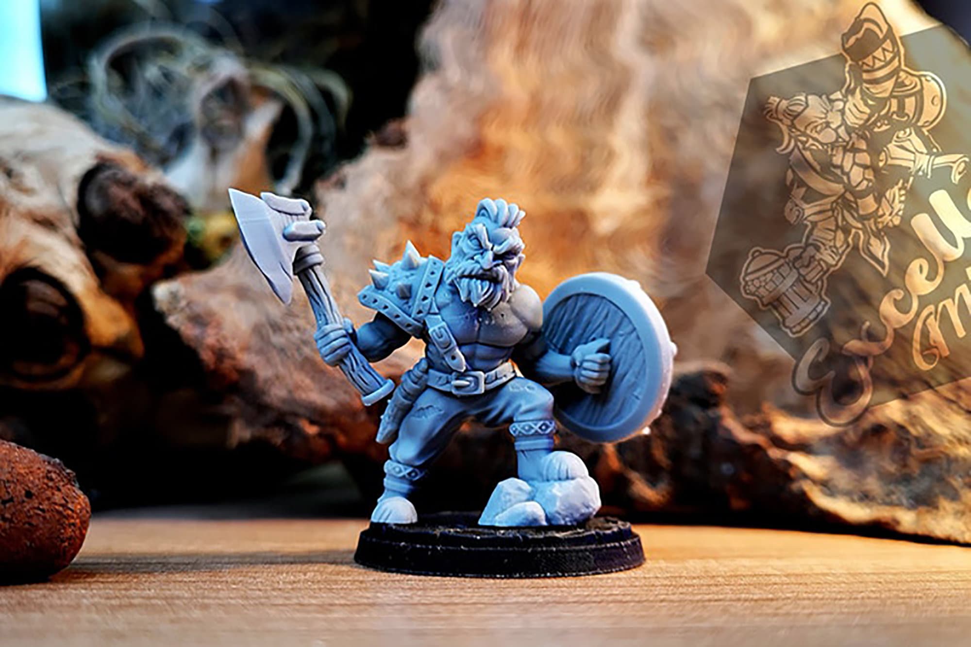 DWARF FIGHTER (M) "Doran Grimlook" | Dungeons and Dragons | DnD | Pathfinder | Tabletop | RPG | Hero Size | 28 mm-Role Playing Miniatures