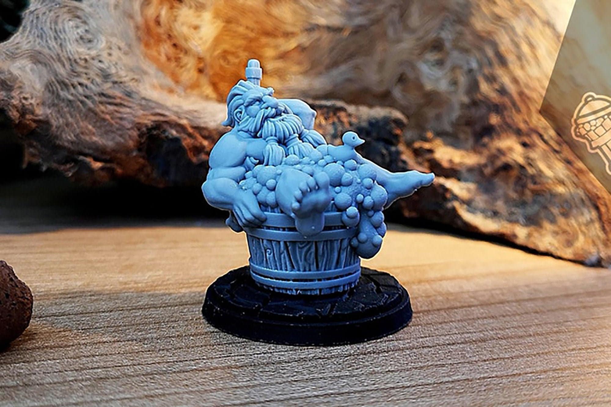 DWARF in TUB (M) "Mifur the Stinky" | Dungeons and Dragons | DnD | Pathfinder | Tabletop | RPG | Hero Size | 28 mm-Role Playing Miniatures