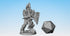 FROST ORC "C" "Warrior Axe & Shield" | Dungeons and Dragons | DnD | Pathfinder | Tabletop | RPG | Hero Size | 28 mm-Role Playing Miniatures