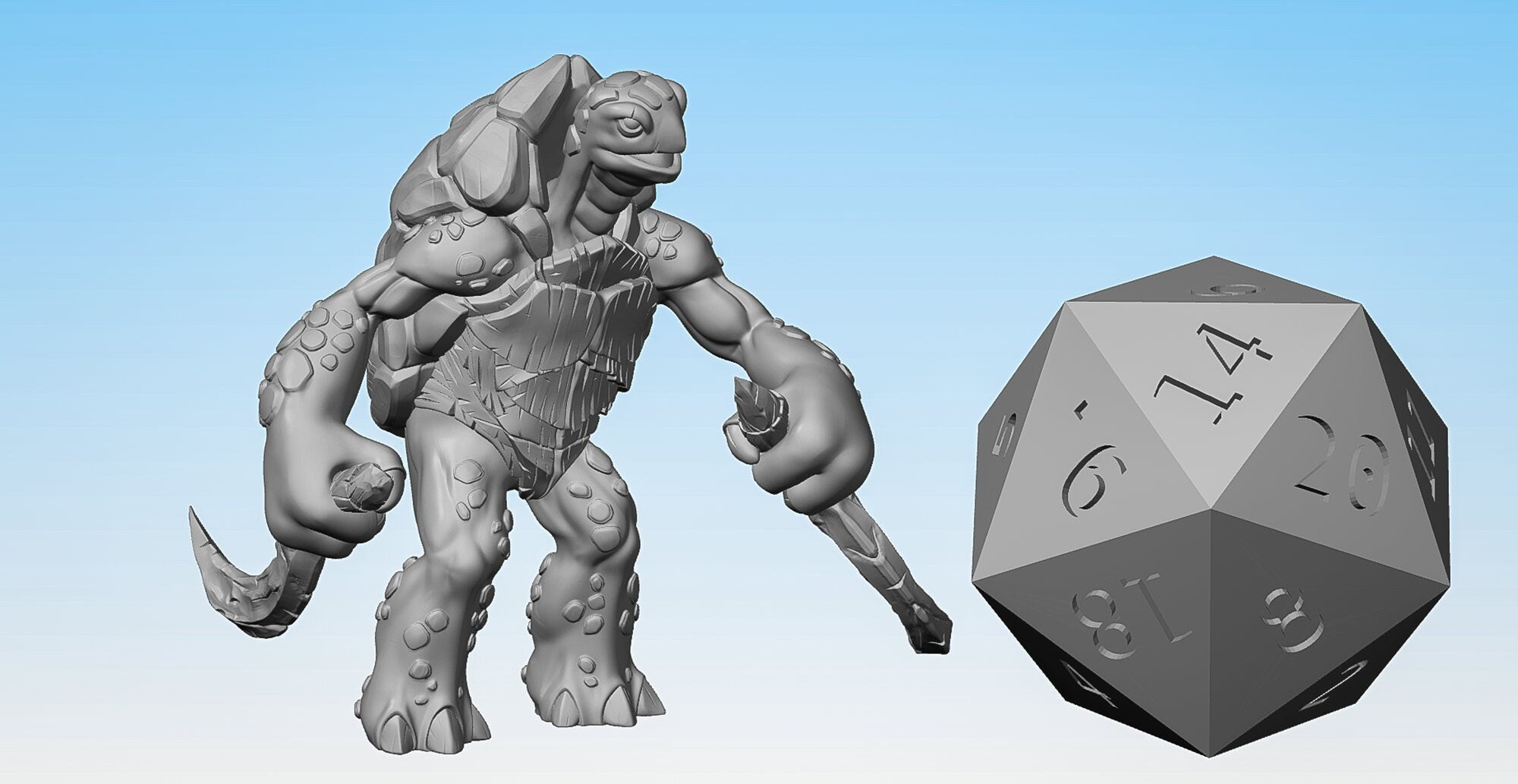TORTLE FOLK "Schurke" | Dungeons and Dragons | DnD | Pathfinder | Tabletop | RPG | Hero Size | 28 mm-Role Playing Miniatures