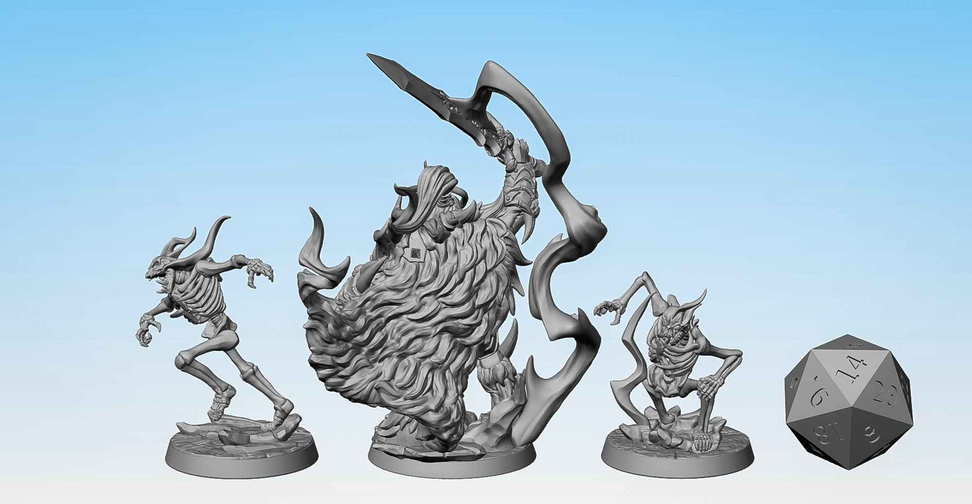 FROST ORC "Death Knight Kentargh Grotar" (2 Versions) | Dungeons and Dragons | DnD | Pathfinder | Tabletop | RPG | Hero Size | 28 mm-Role Playing Miniatures