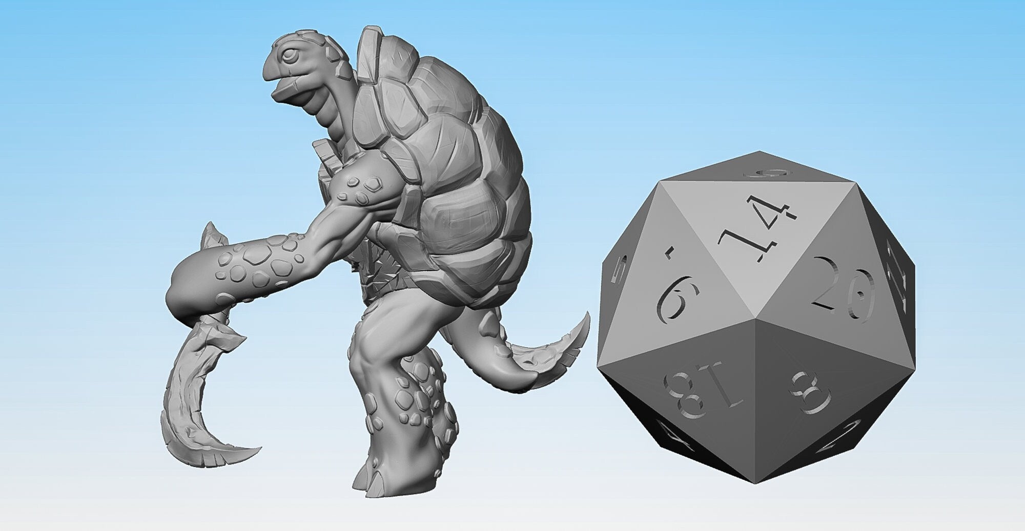 TORTLE FOLK "Schurke" | Dungeons and Dragons | DnD | Pathfinder | Tabletop | RPG | Hero Size | 28 mm-Role Playing Miniatures