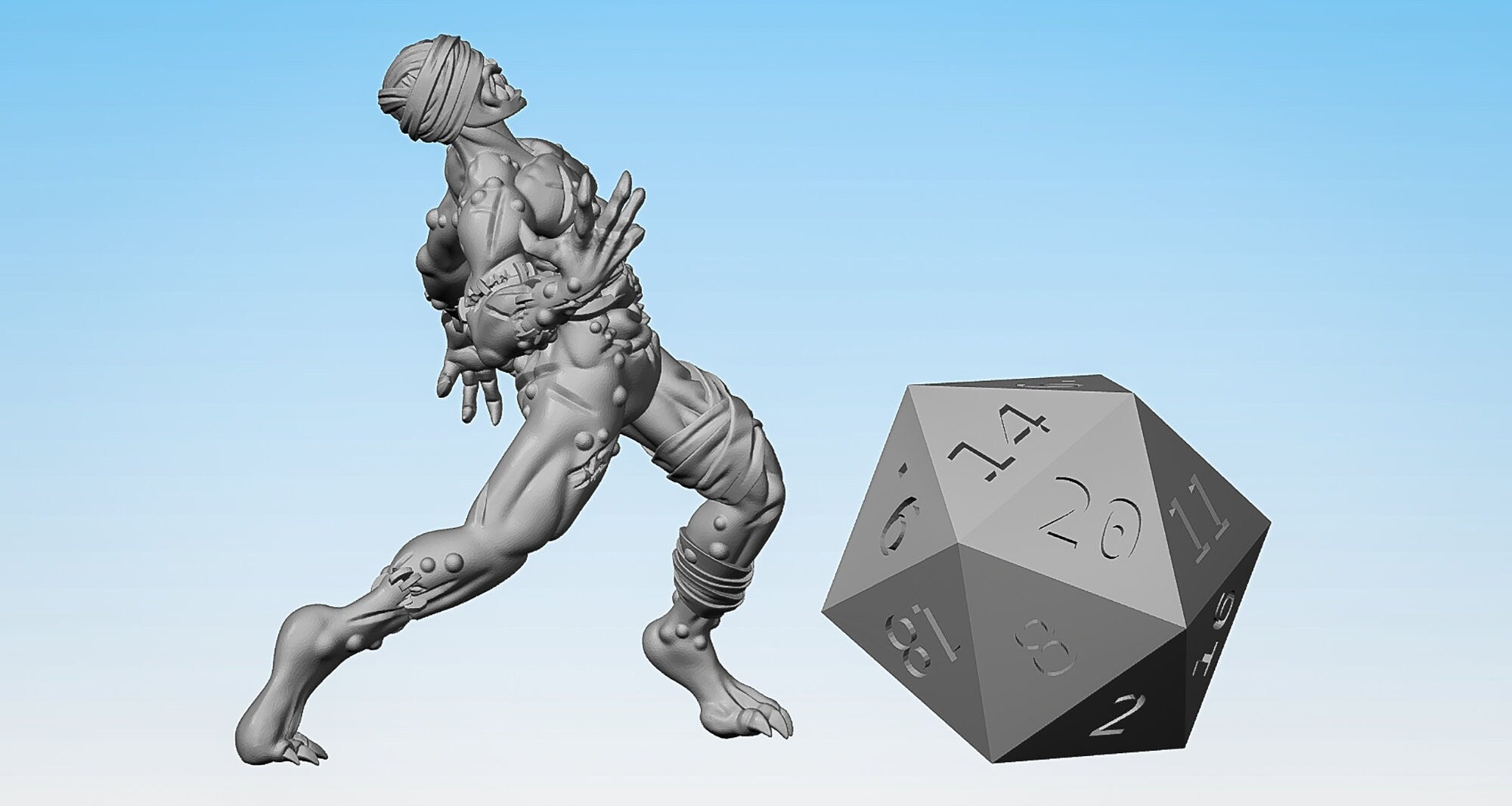 CURSED ZOMBIES | 3 Versions | Dungeons and Dragons | DnD | Pathfinder | Tabletop | RPG | Hero Size | 28 mm-Role Playing Miniatures