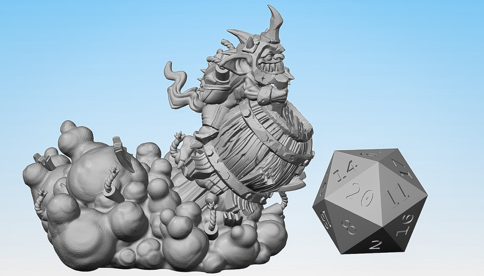 GOBLIN "Hegg The Bomber" | Dungeons and Dragons | DnD | Pathfinder | Tabletop | RPG | Hero Size | 28 mm-Role Playing Miniatures