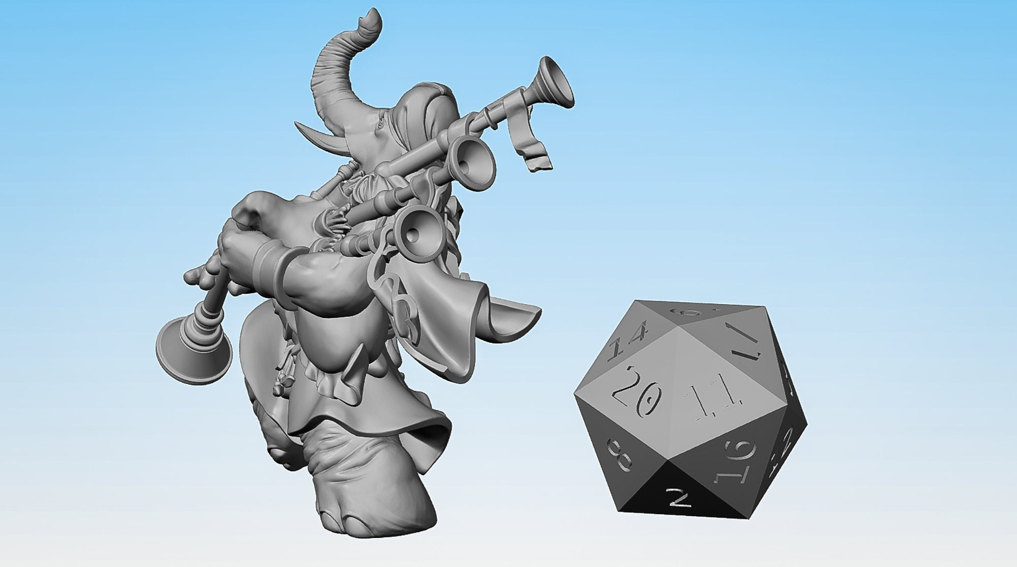 LOXODON BARD-Role Playing Miniatures