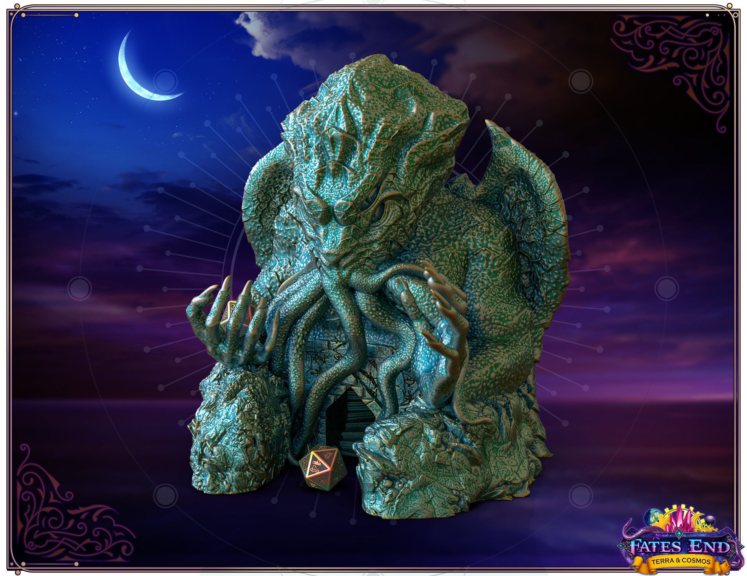 CTHULHU | Dice Tower | Mythic Roll | Dungeons & Dragons | Gaming Accessoires | Tabletop | DnD | RPG | Fantasy-Toys