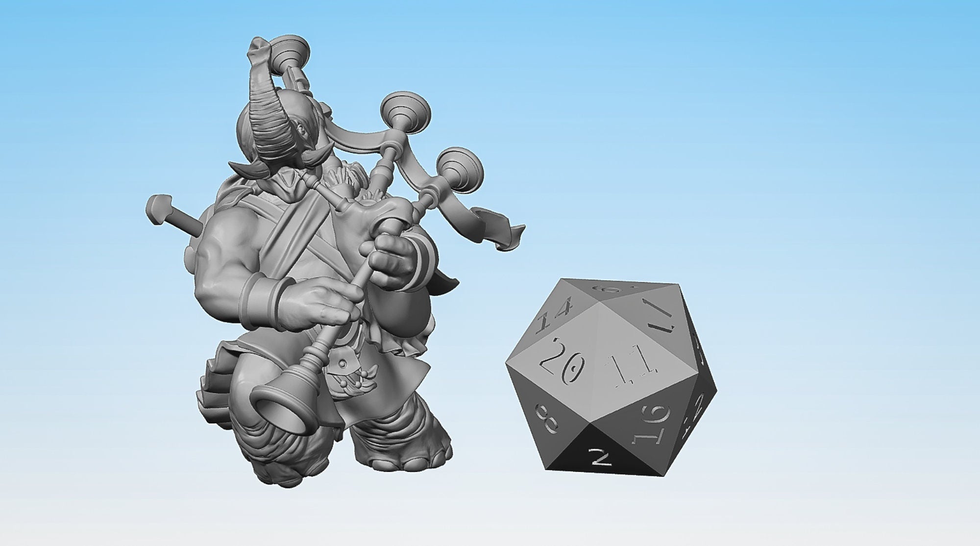 LOXODON BARD-Role Playing Miniatures