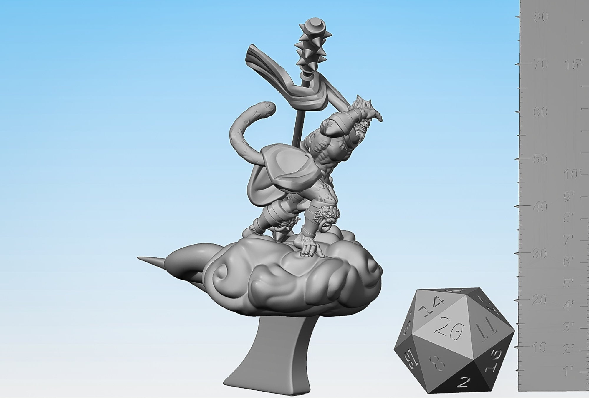 Cloud Rider "Wukong"-Role Playing Miniatures