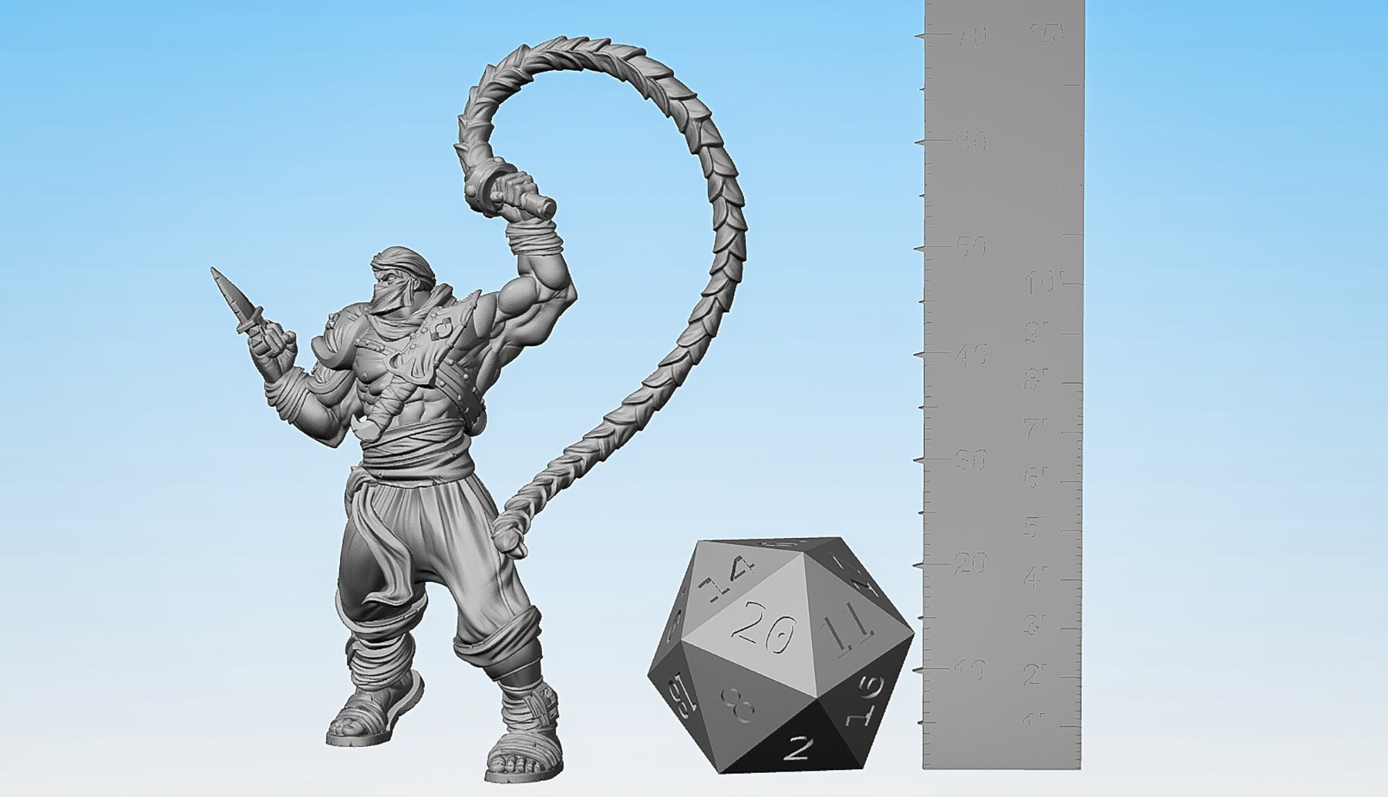 FOREMAN "Slave Master" | Dungeons and Dragons | DnD | Pathfinder | Tabletop | RPG | Hero Size | 28 mm-Role Playing Miniatures