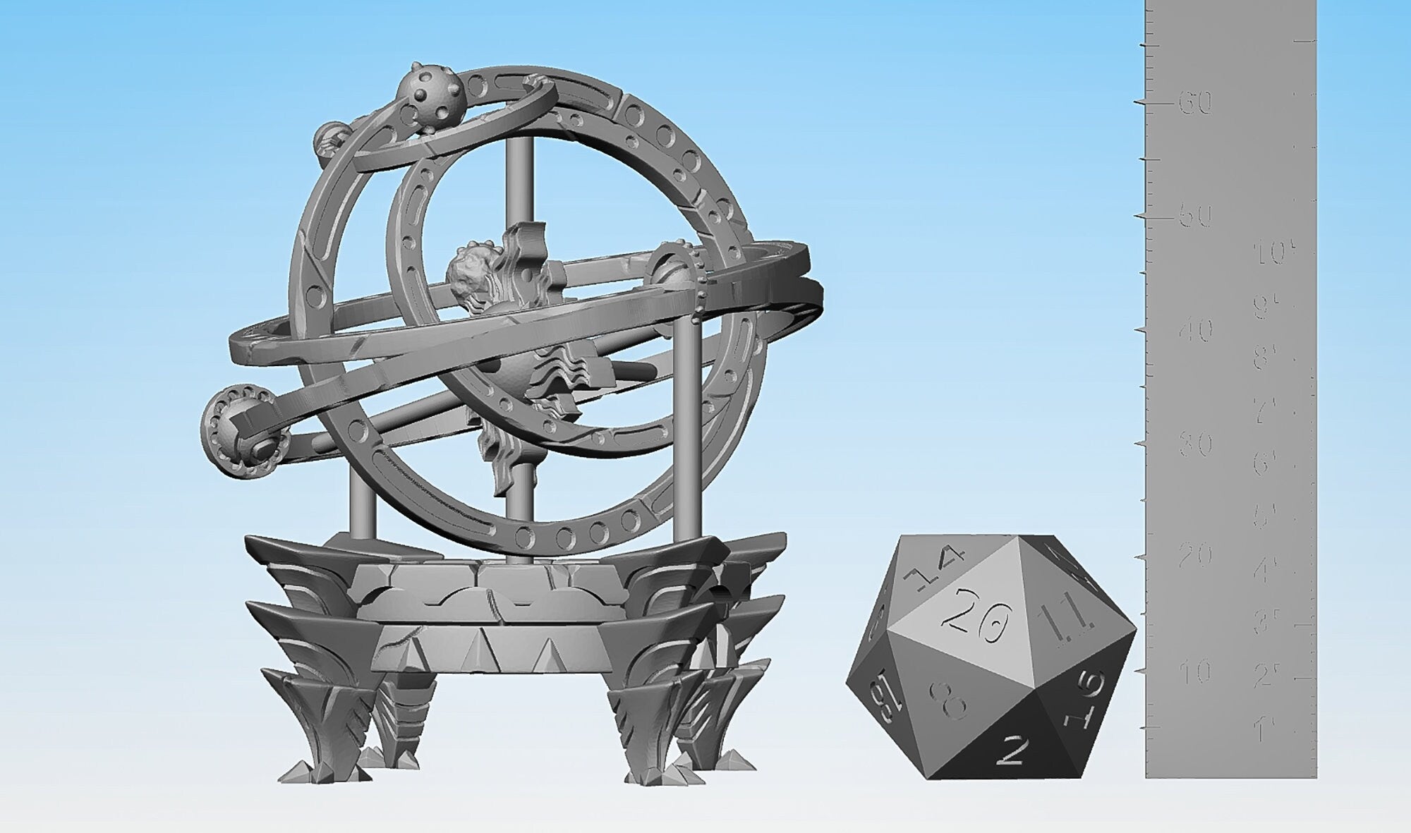 ORRERY | Props | Dungeons and Dragons | DnD | Pathfinder | Tabletop | RPG | Hero Size | 28 mm-Role Playing Miniatures