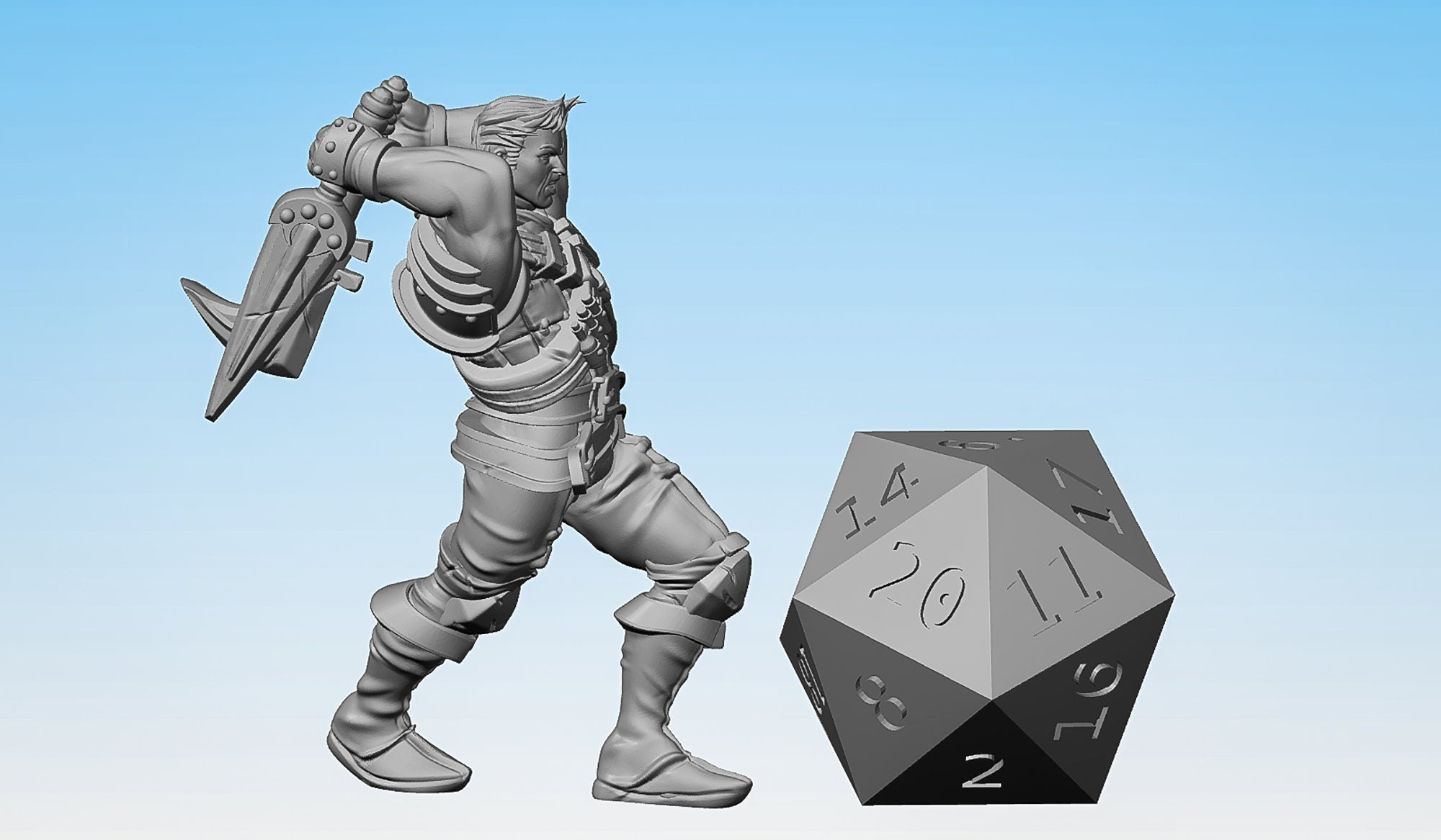 WITCH HUNTER Rogue #05 "Two Daggers"-Role Playing Miniatures