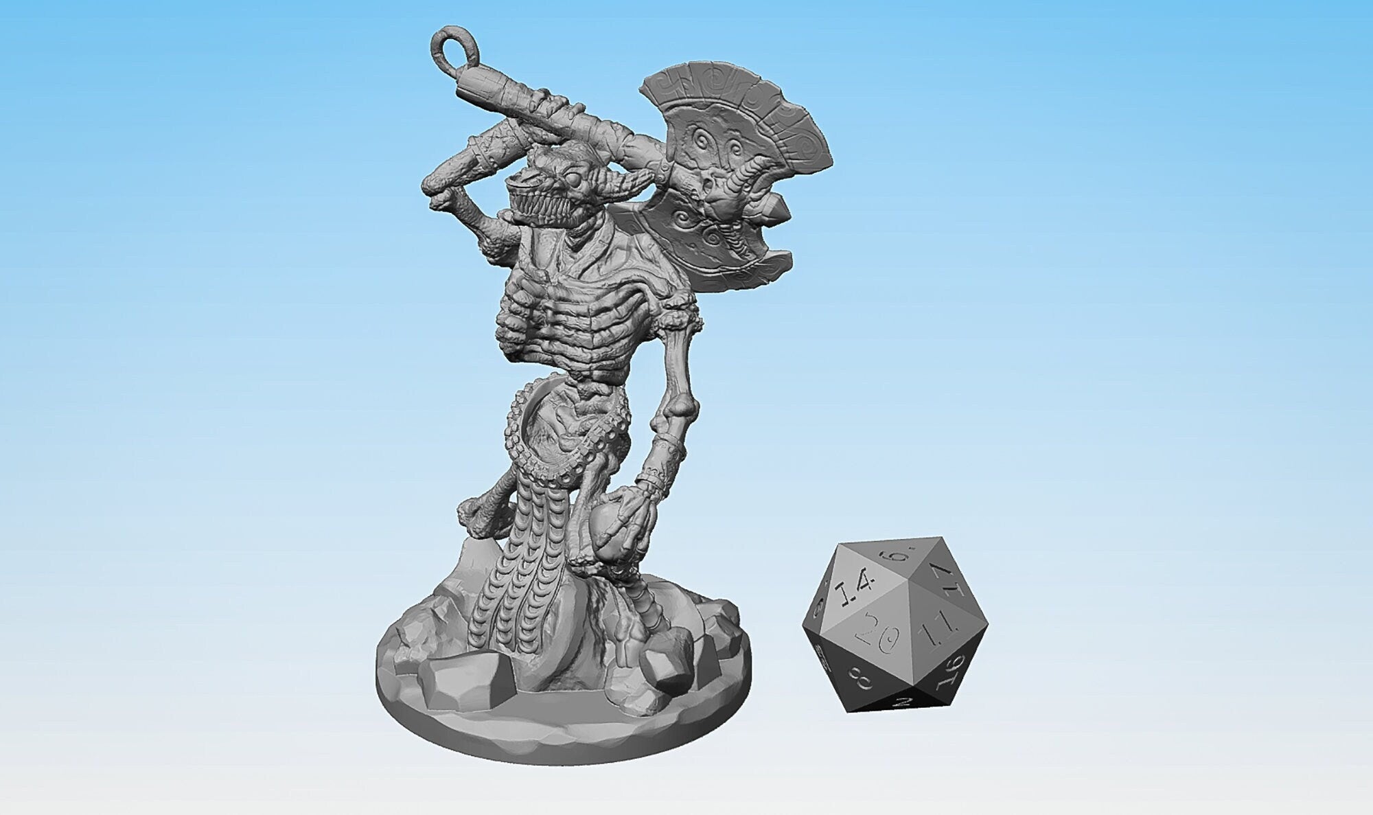 MINOTAUR "SKELETON" | Dungeons and Dragons | DnD | Pathfinder | Tabletop | RPG | Hero Size | 28 mm-Role Playing Miniatures