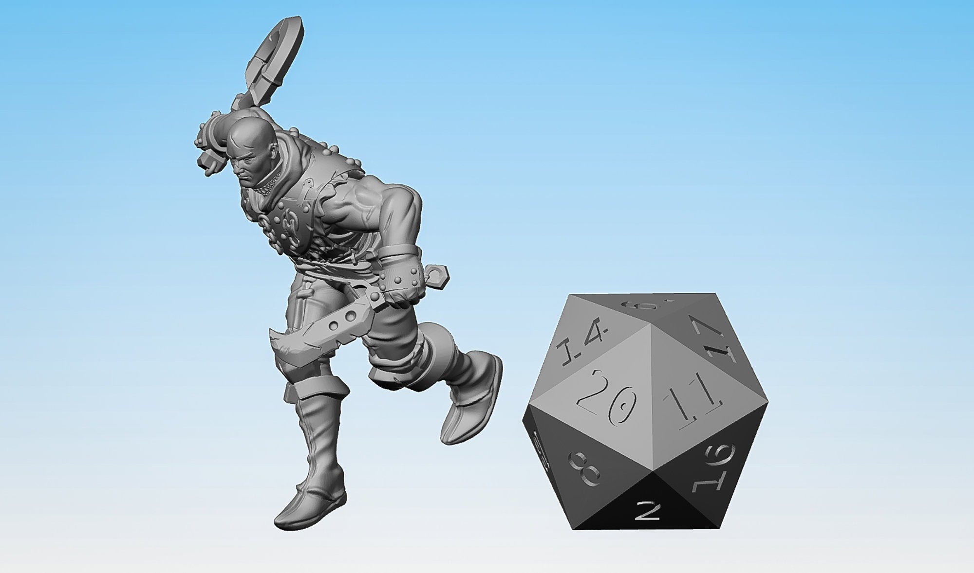 WITCH HUNTER Rogue #04 "Two Daggers"-Role Playing Miniatures